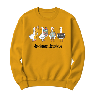 crewneck blanc