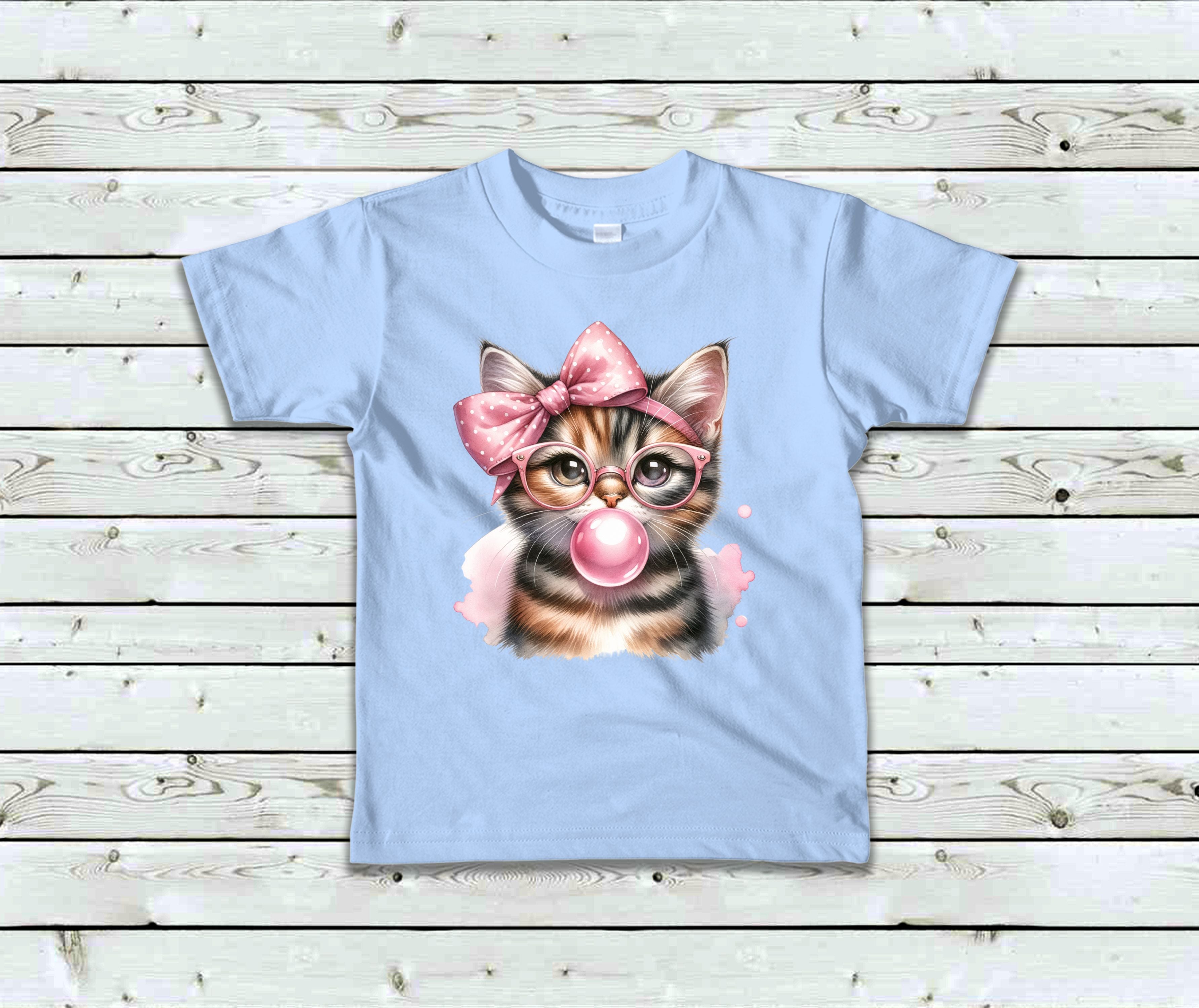 T-Shirt Chat et gomme balloune