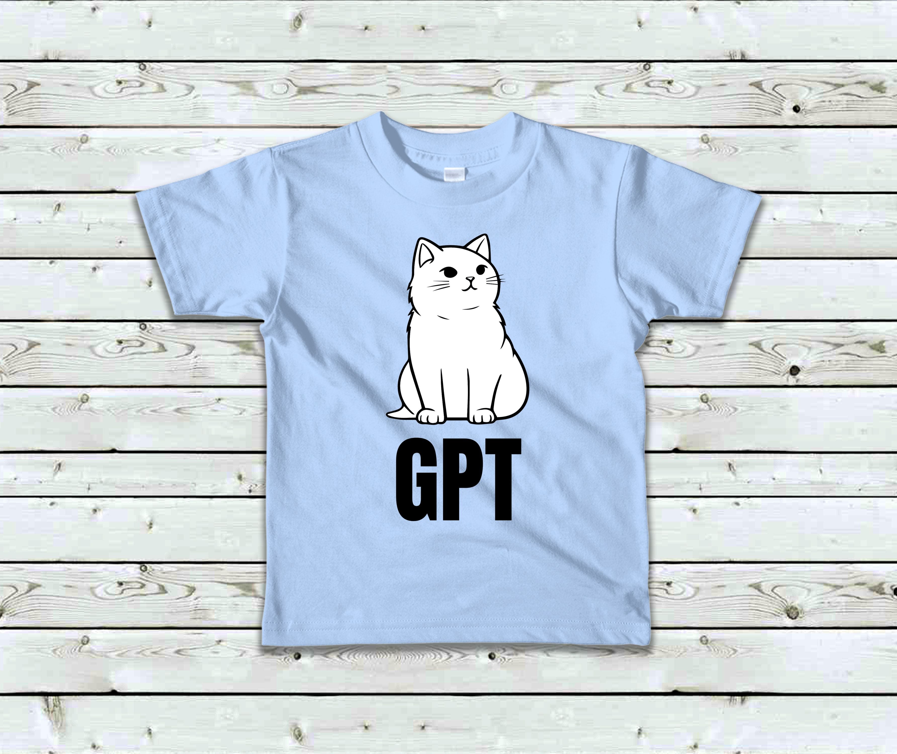 T-Shirt Enfant Chat GPT