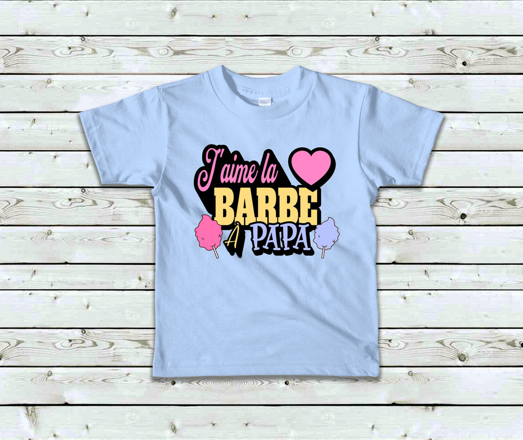 T-Shirt J'aime la barbe à Papa
