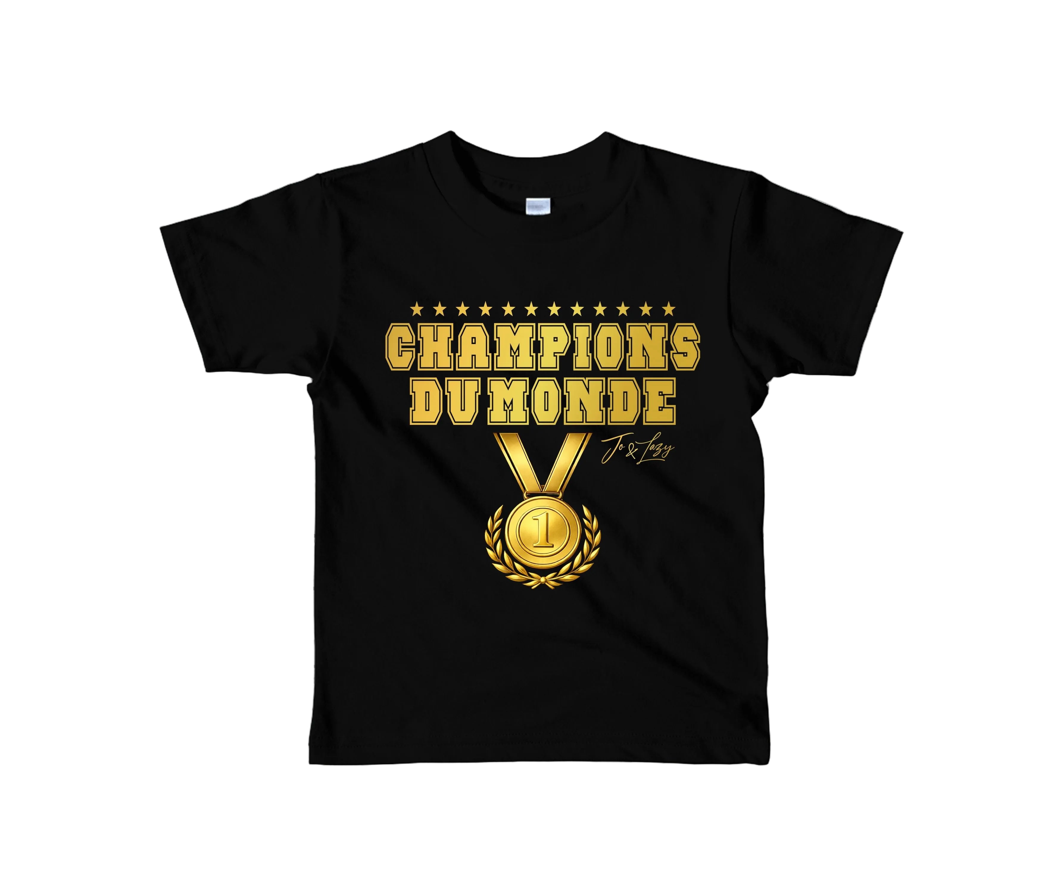 T-Shirt Enfant Officiel Champion du Monde