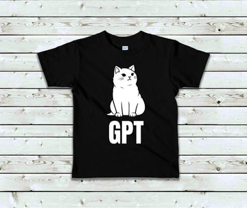 T-Shirt Enfant Chat GPT