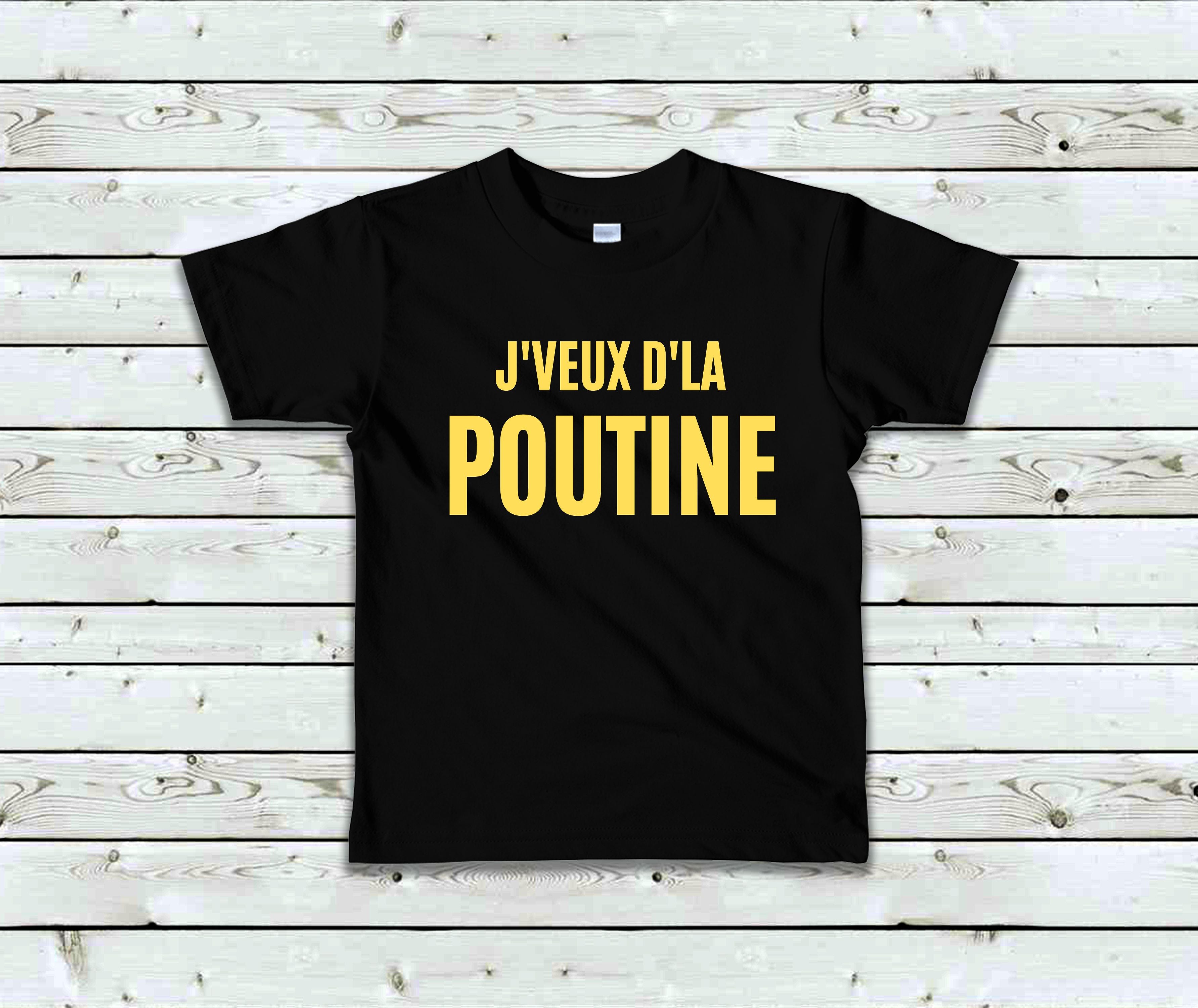 T-Shirt Enfant J'veux d'la poutine Image principale du produit
