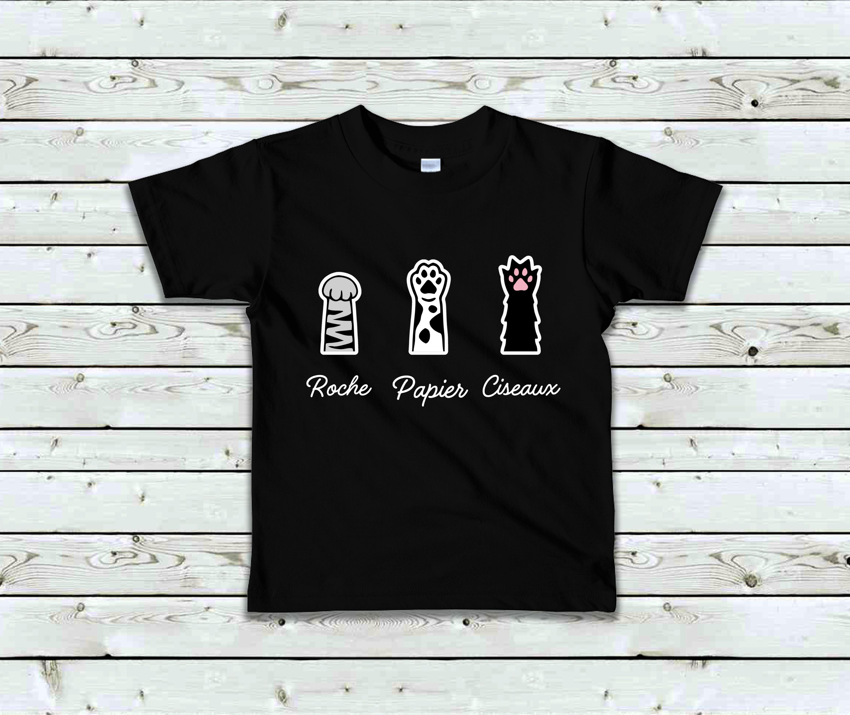 T-Shirt Enfant Roche Papier Ciseaux