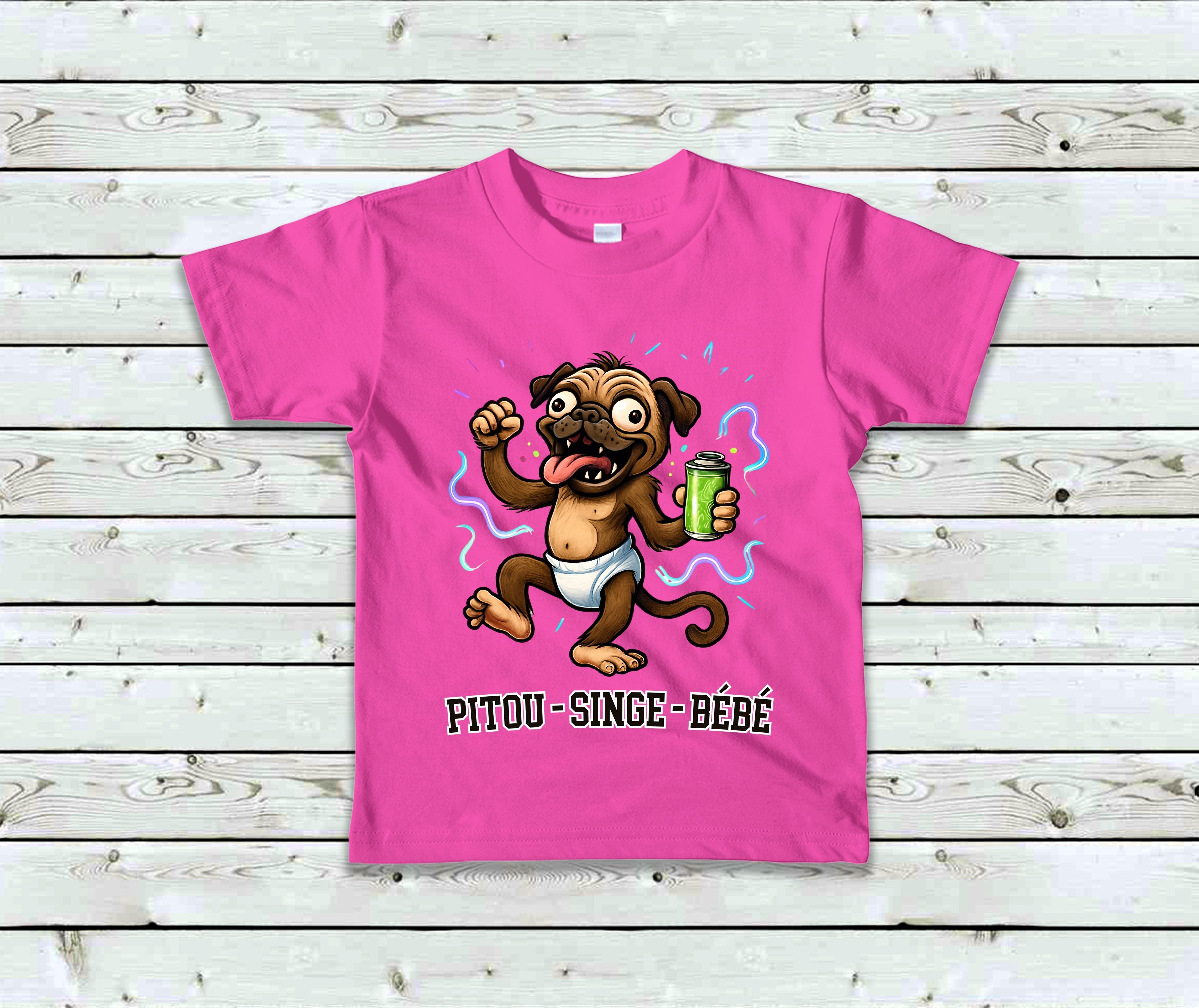 T-Shirt Pitou Singe Bébé