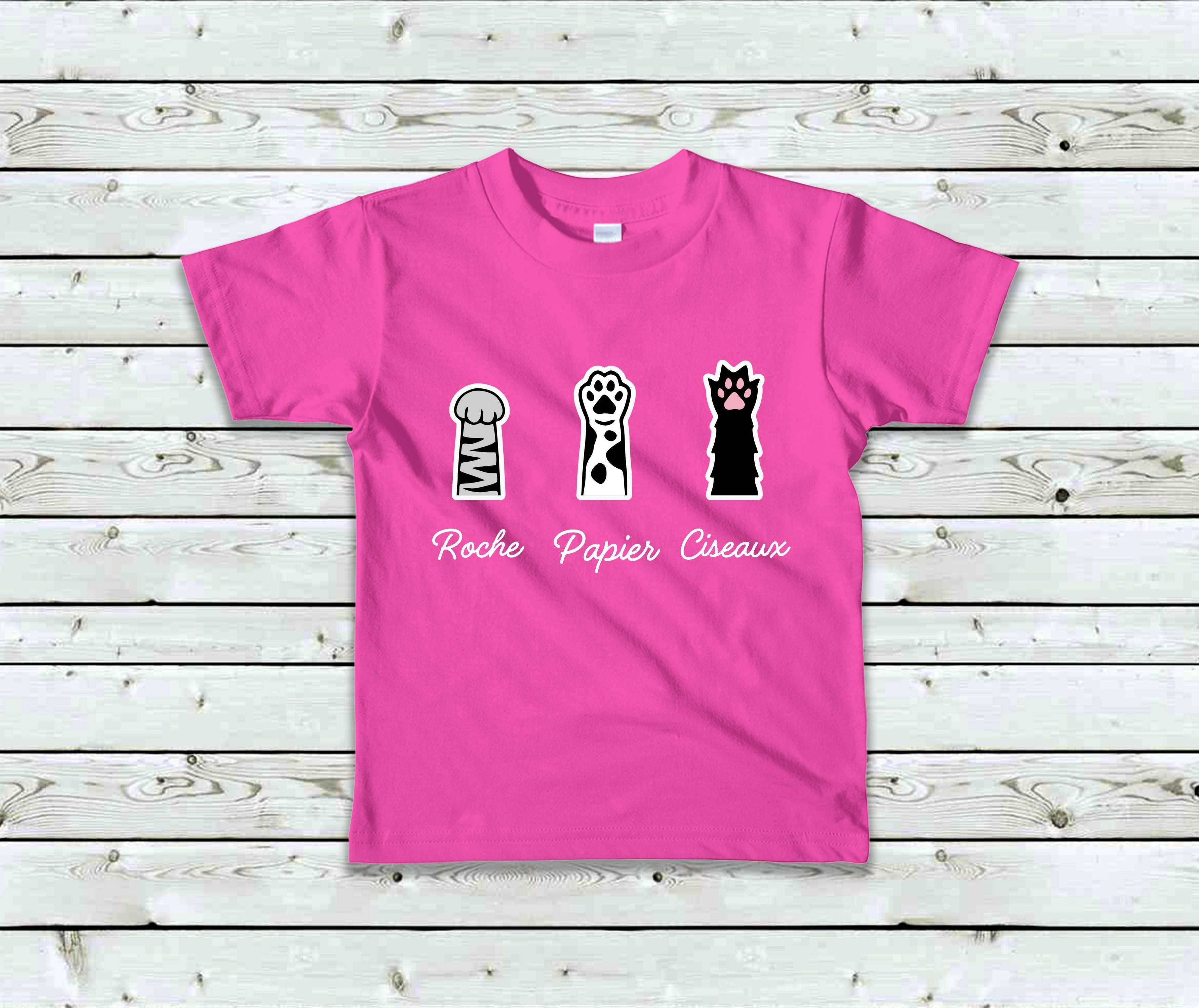 T-Shirt Enfant Roche Papier Ciseaux
