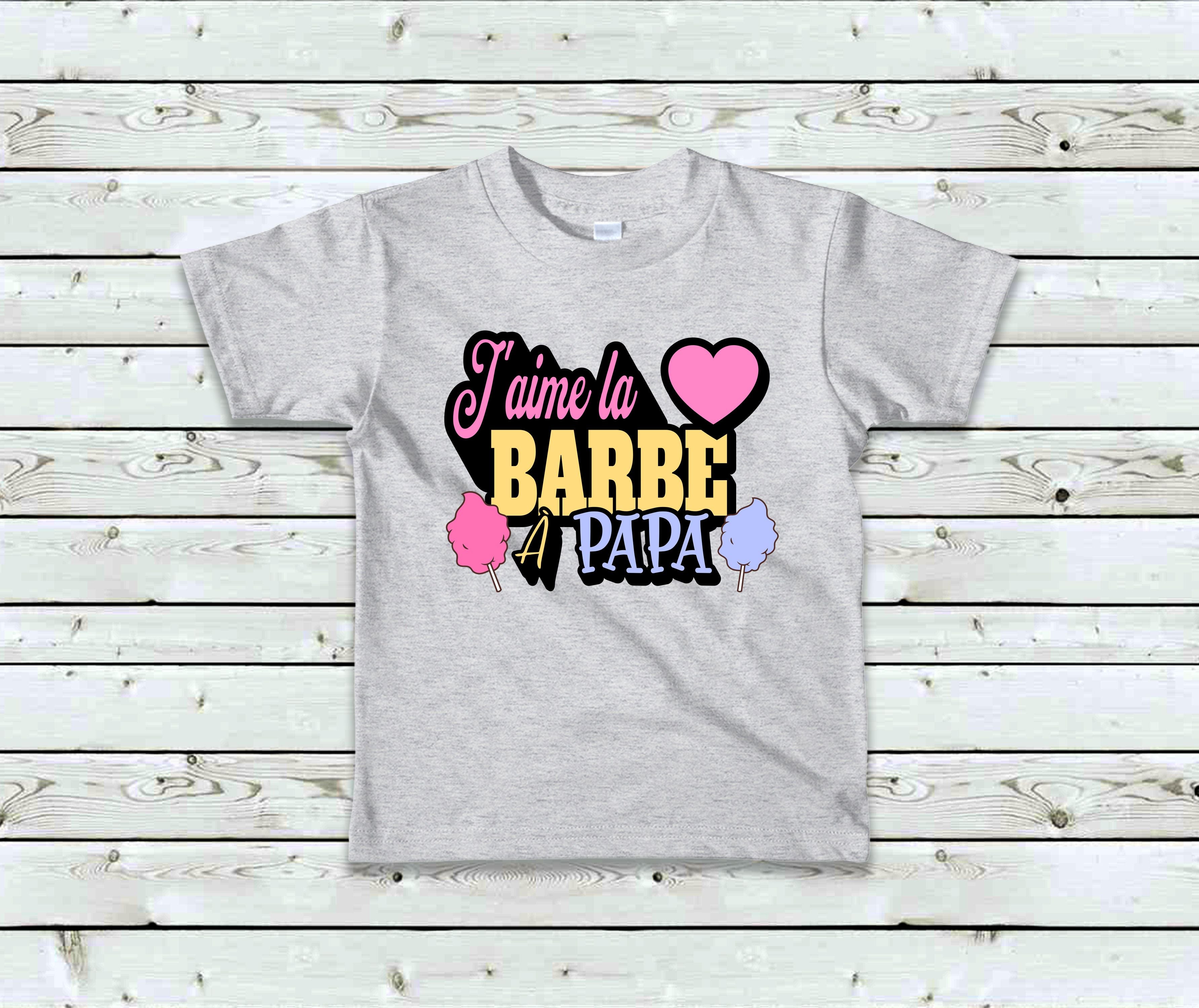 T-Shirt J'aime la barbe à Papa
