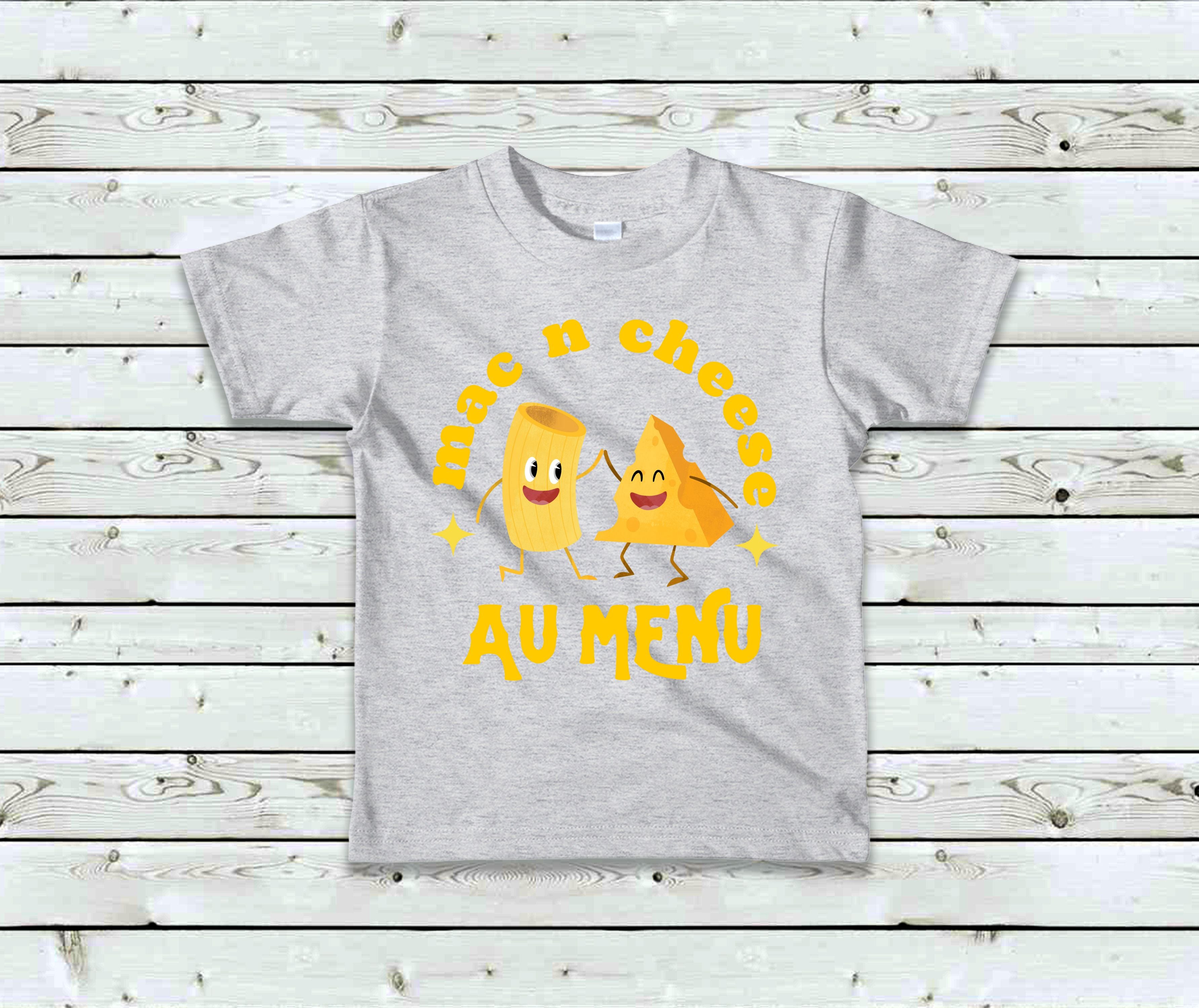 T-Shirt Enfant Mac N Cheese au menu