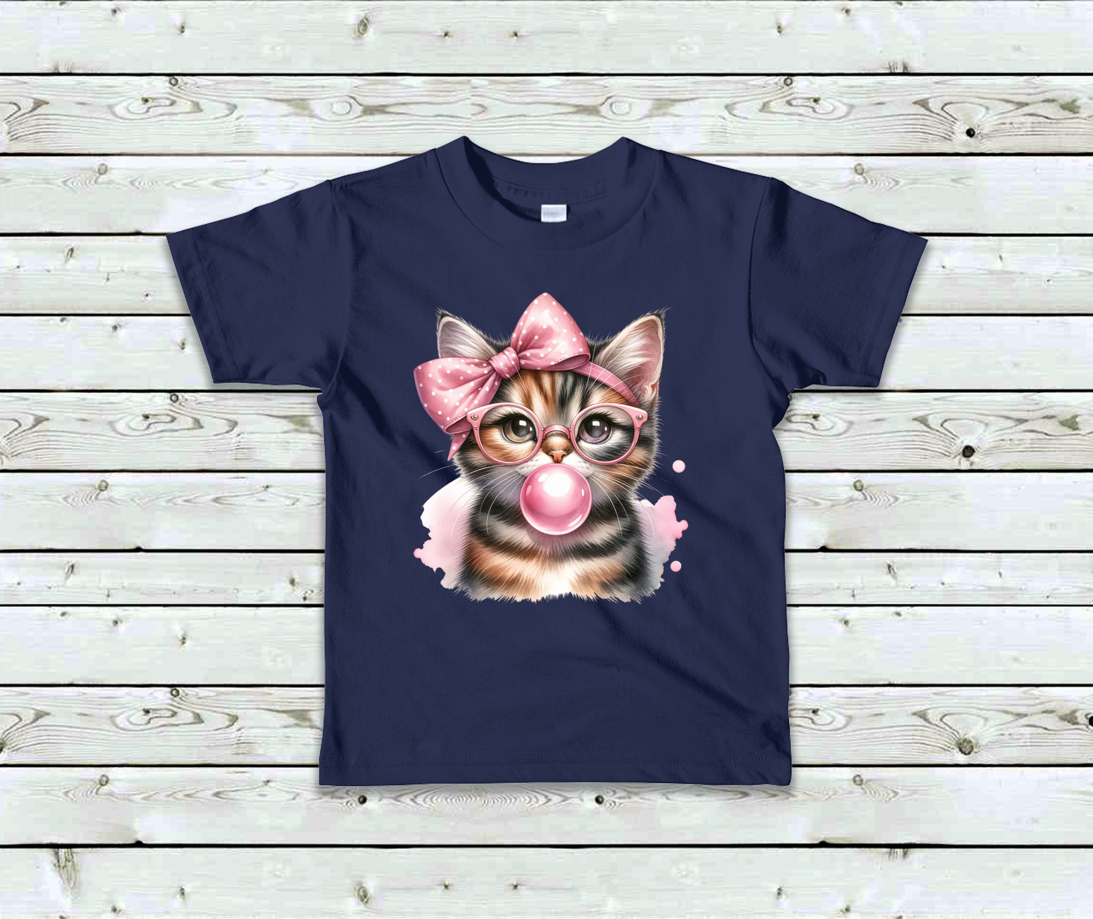 T-Shirt Chat et gomme balloune