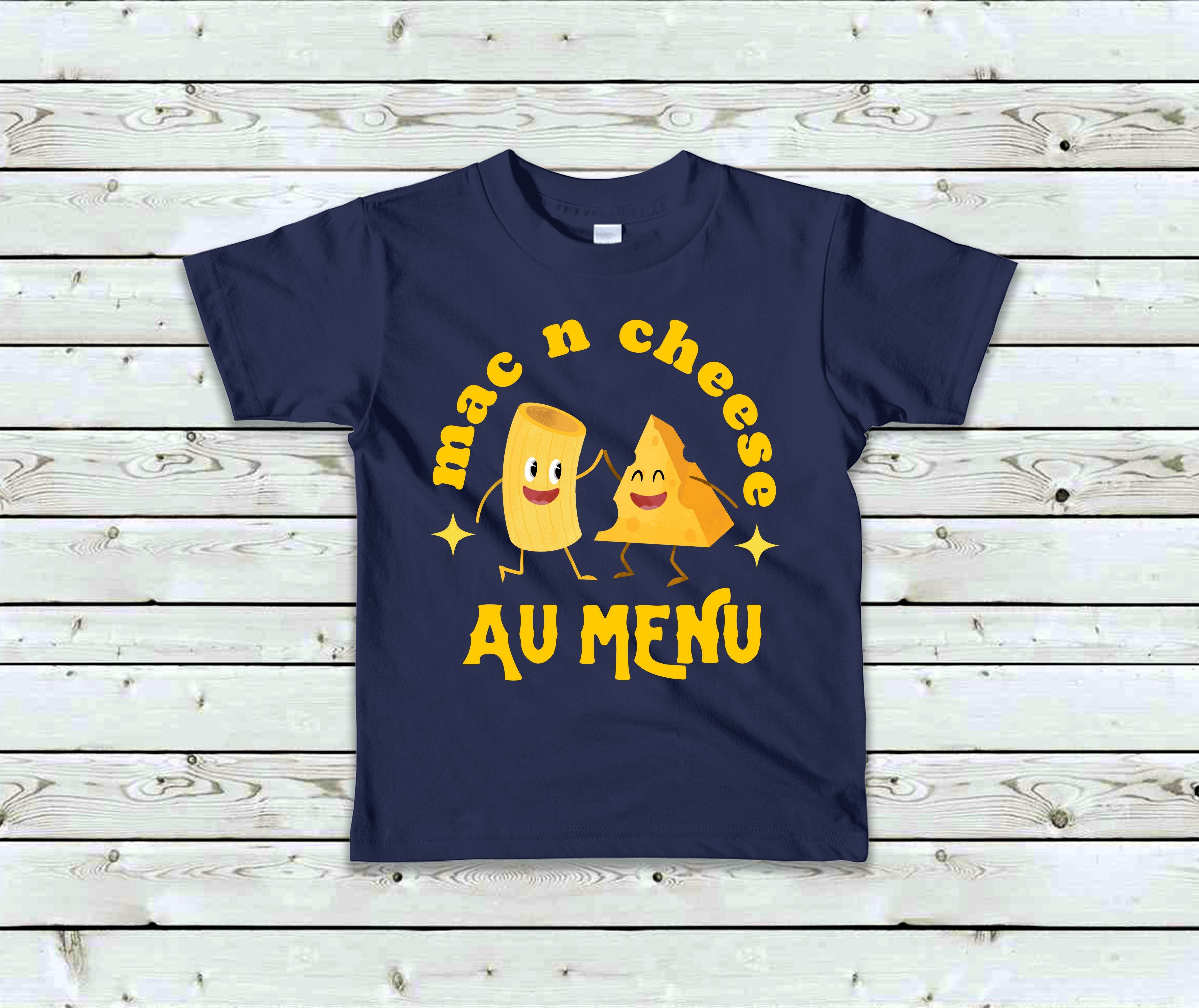 T-Shirt Enfant Mac N Cheese au menu