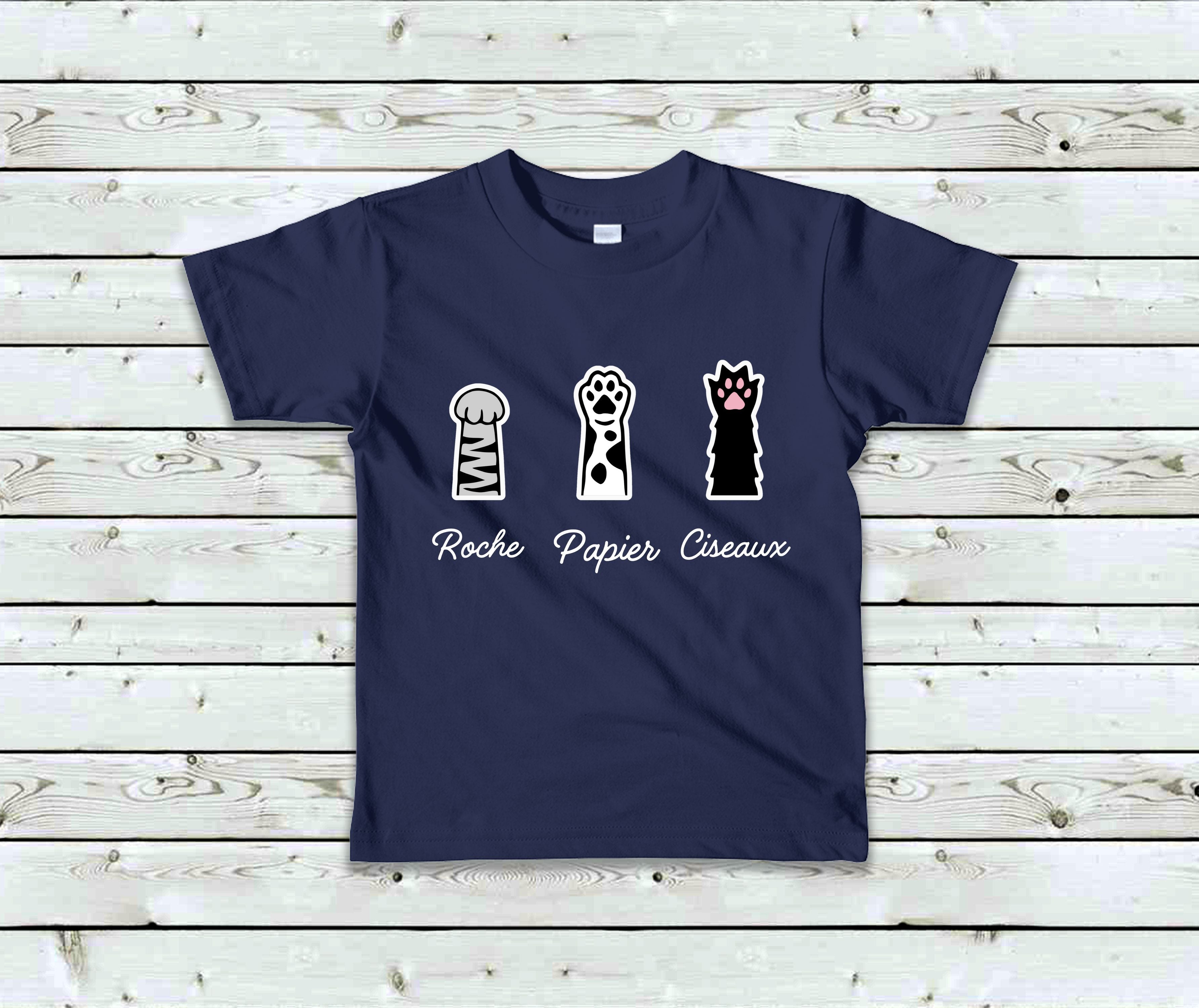 T-Shirt Enfant Roche Papier Ciseaux