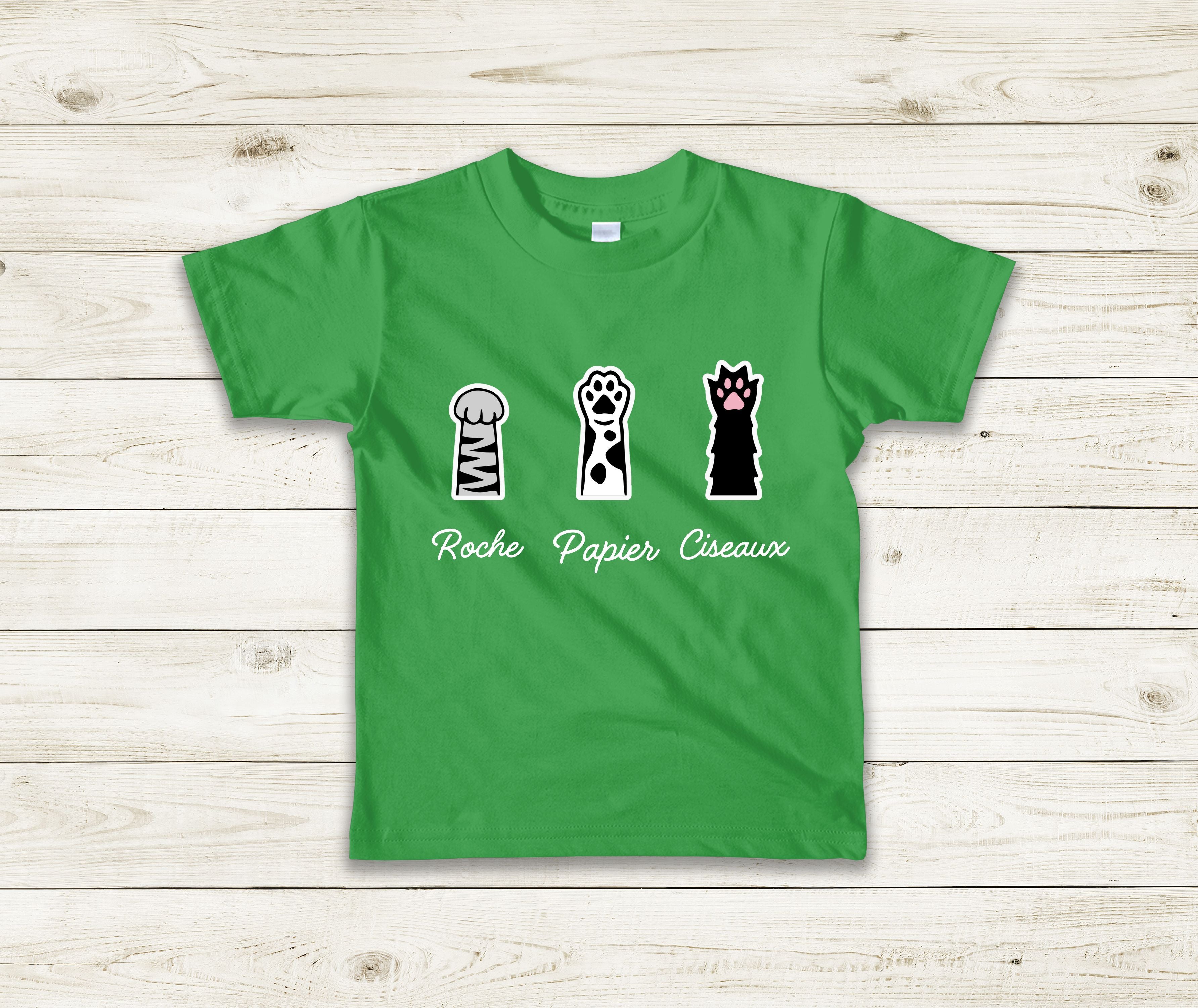 T-Shirt Enfant Roche Papier Ciseaux