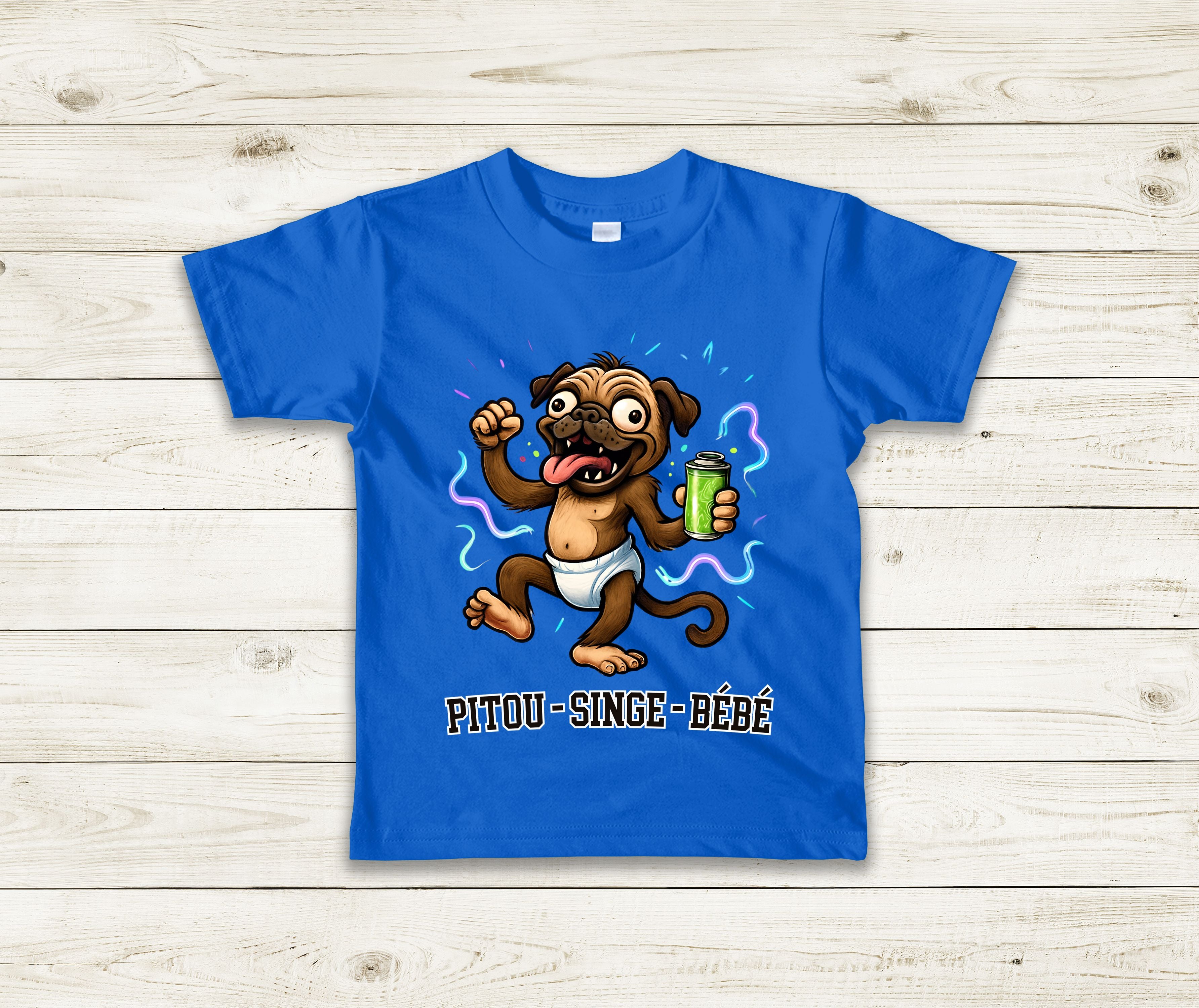 T-Shirt Pitou Singe Bébé