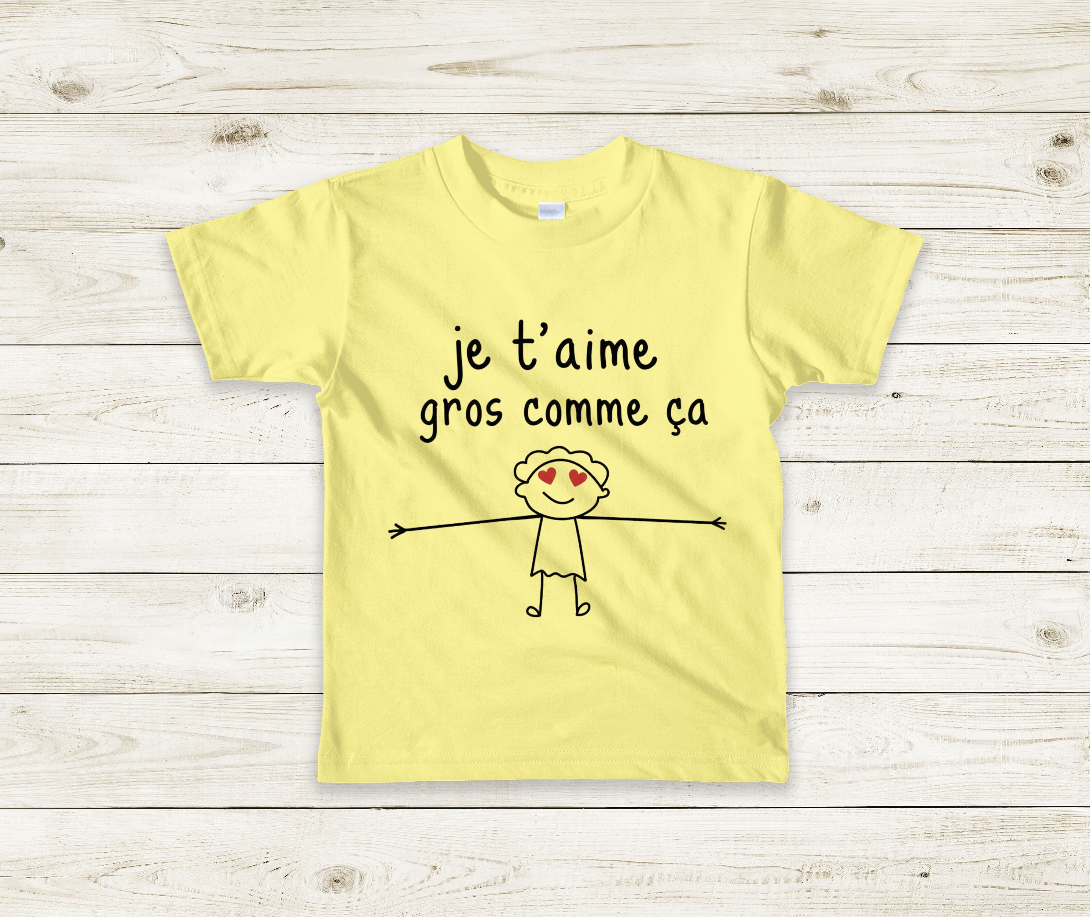 T-Shirt Je t'aime gros comme ça Image secondaire du produit
