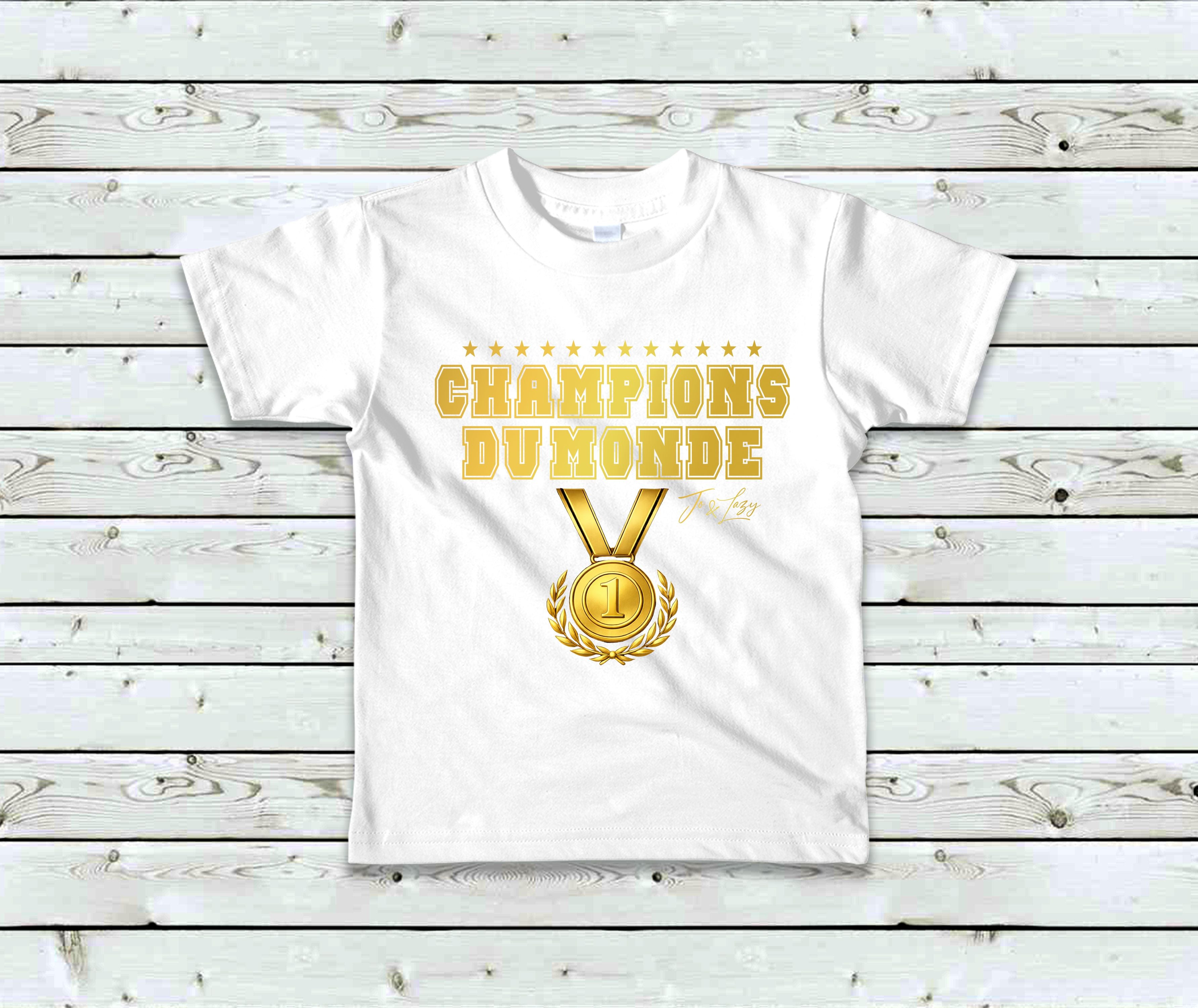 T-Shirt Enfant Officiel Champion du Monde