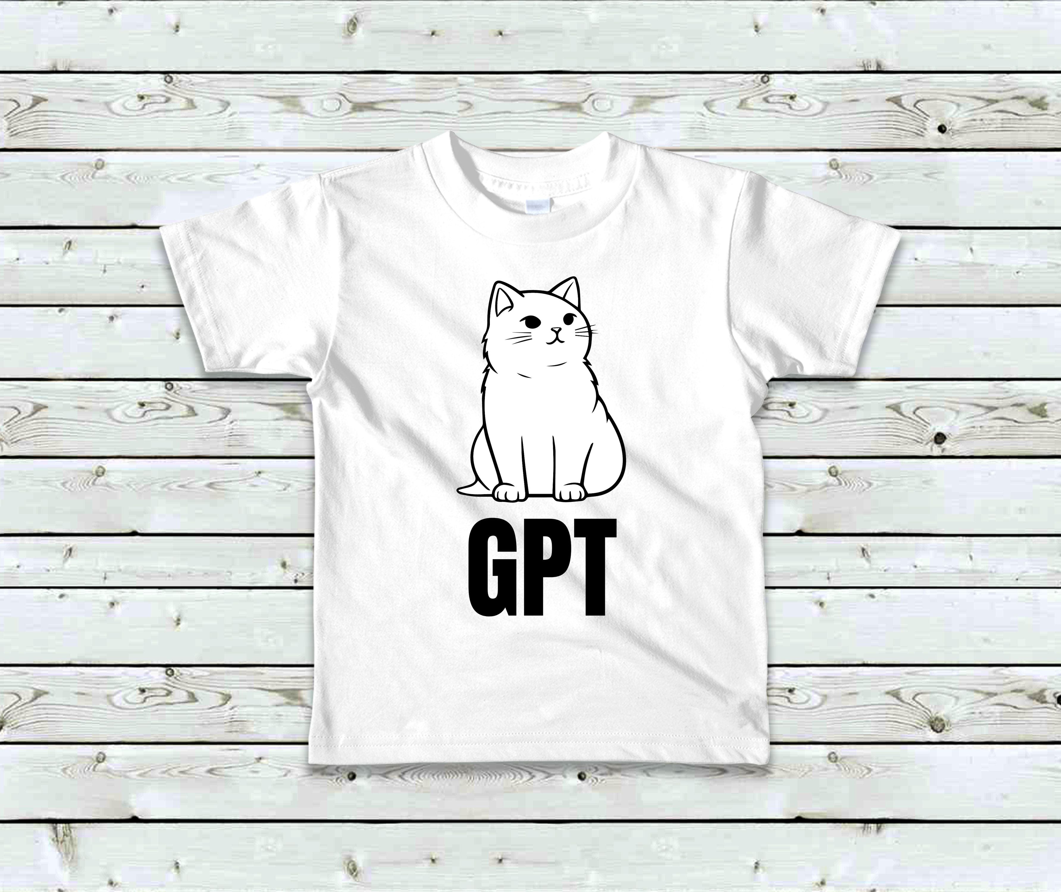 T-Shirt Enfant Chat GPT