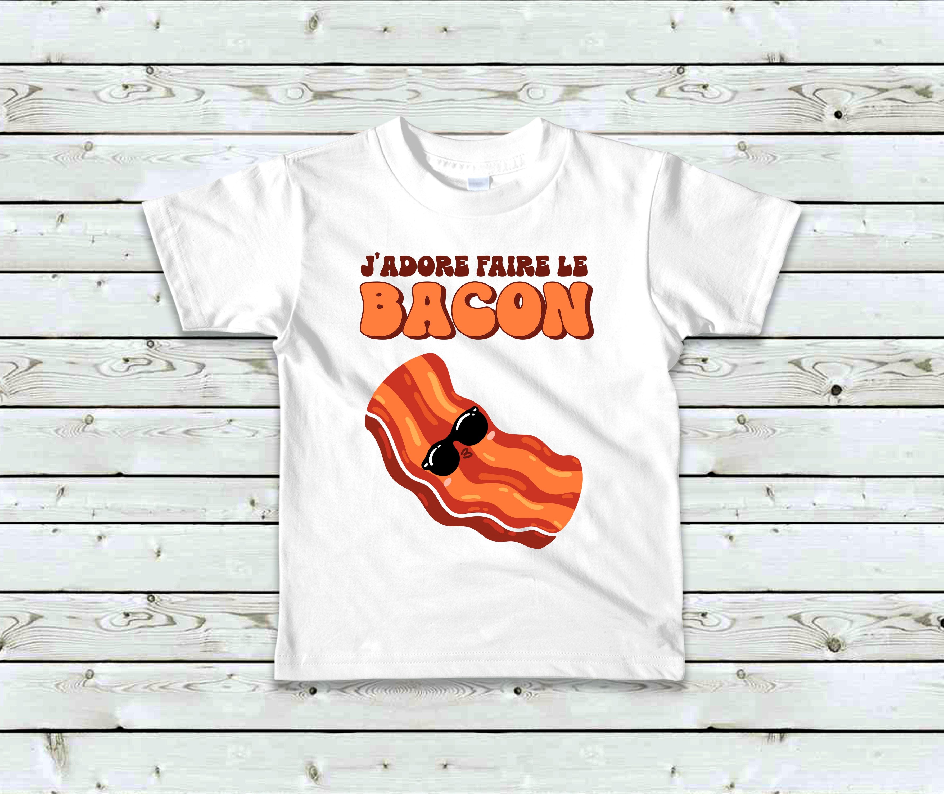 T-Shirt Enfant J'adore faire le bacon