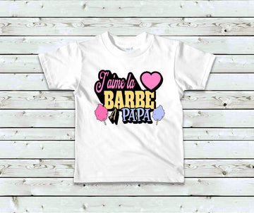 T-Shirt J'aime la barbe à Papa