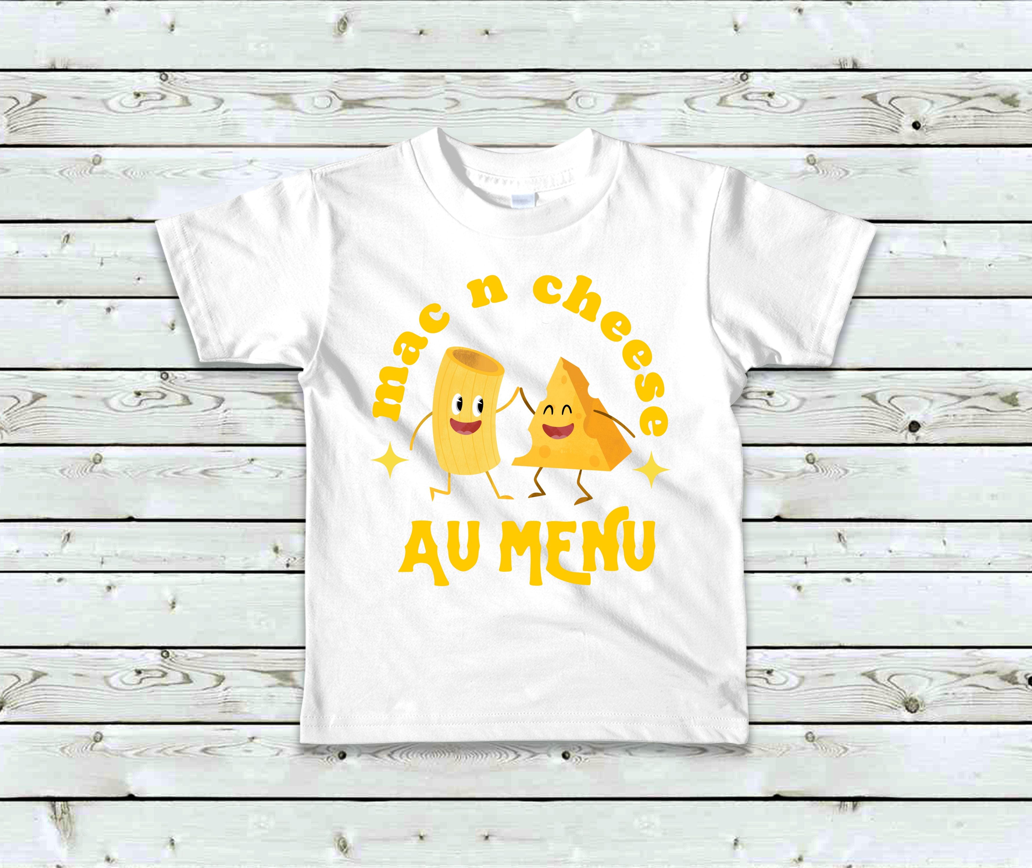 T-Shirt Enfant Mac N Cheese au menu