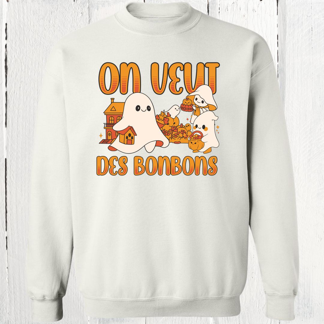 Crewneck On veut des bonbons