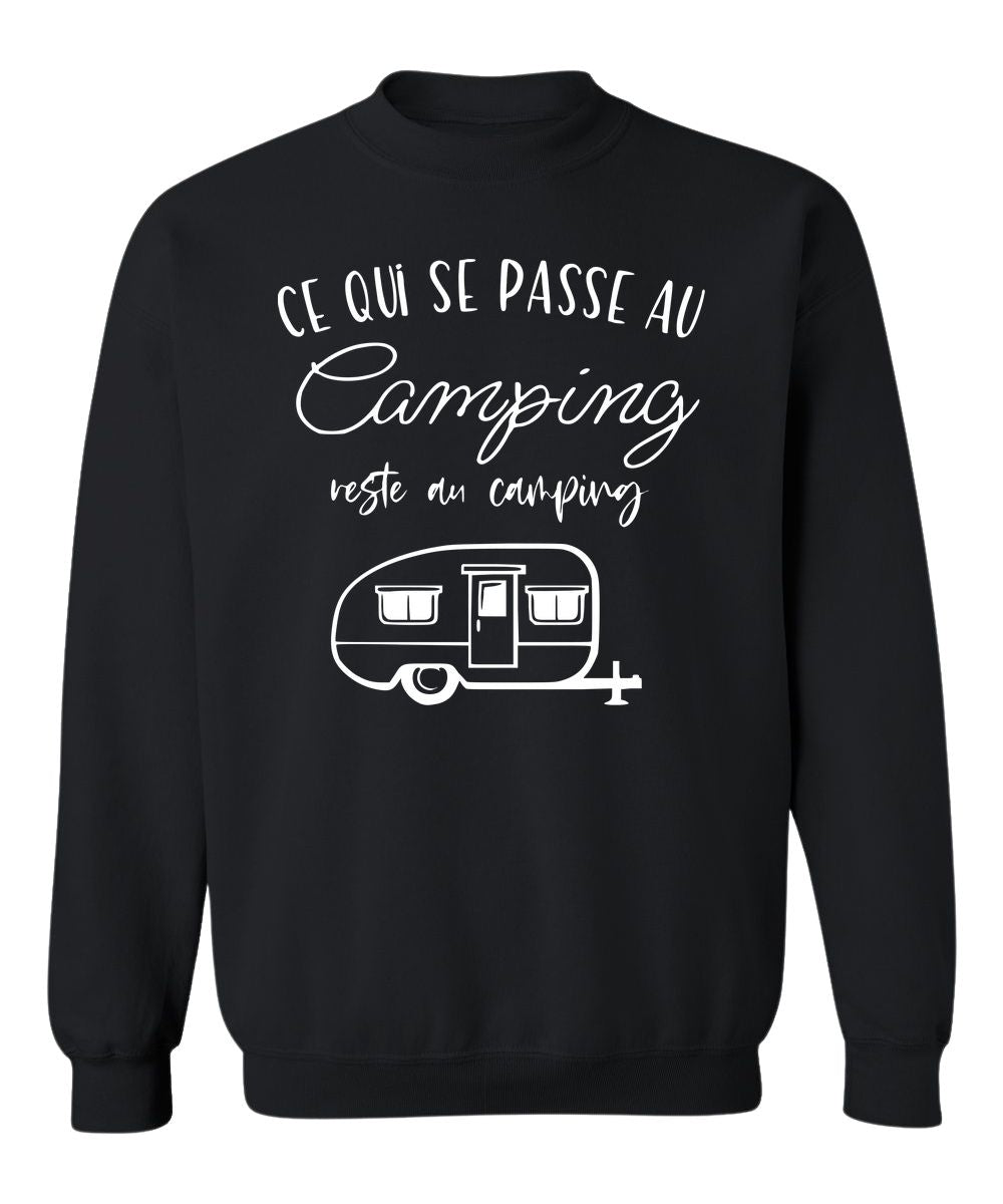 Crewneck Ce qui se passe au camping reste au camping