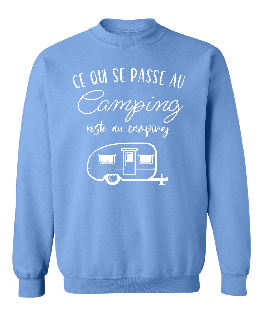 Crewneck Ce qui se passe au camping reste au camping