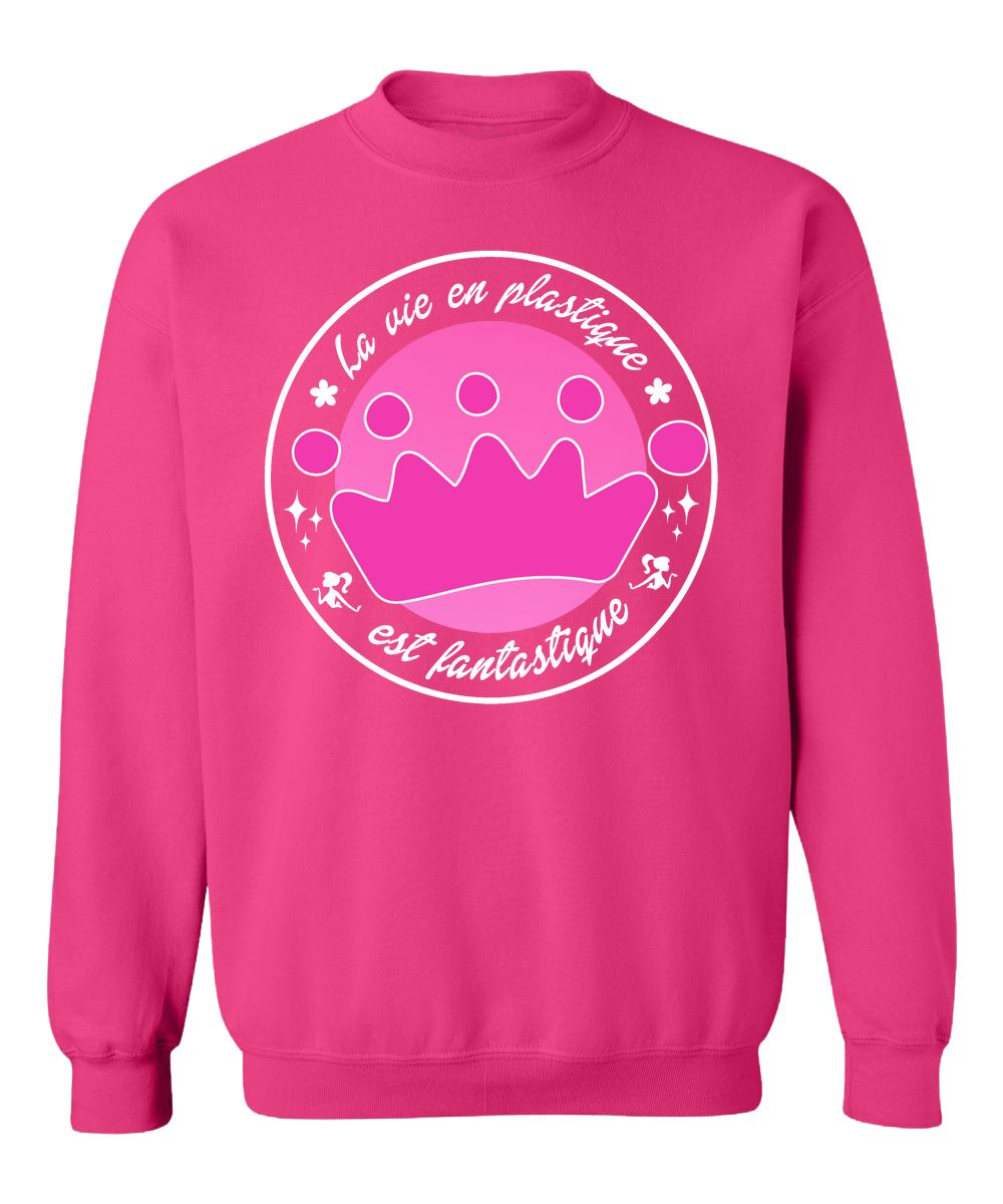 Crewneck La vie en plastique est fantastique