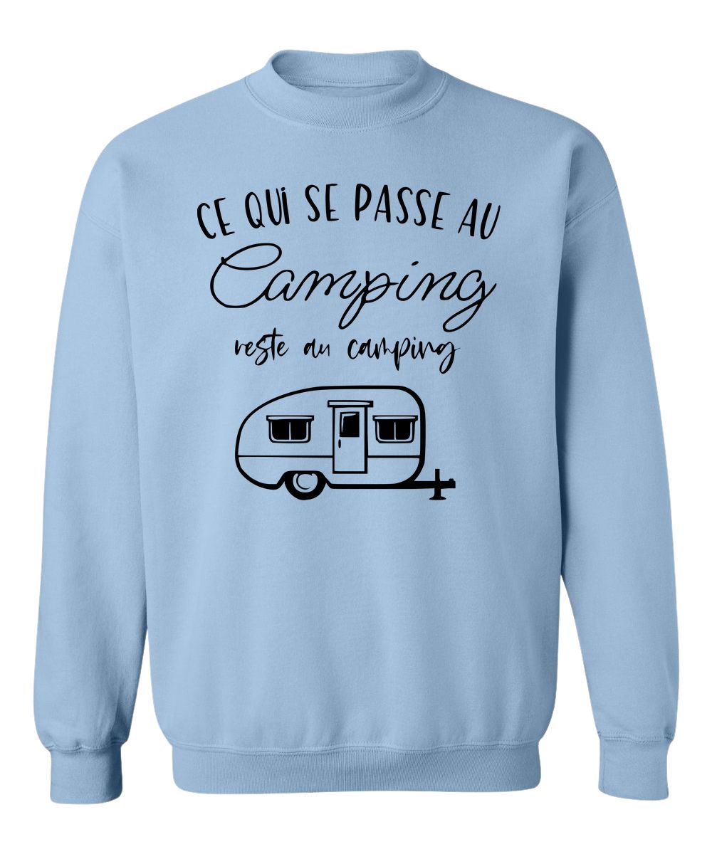 Crewneck Ce qui se passe au camping reste au camping