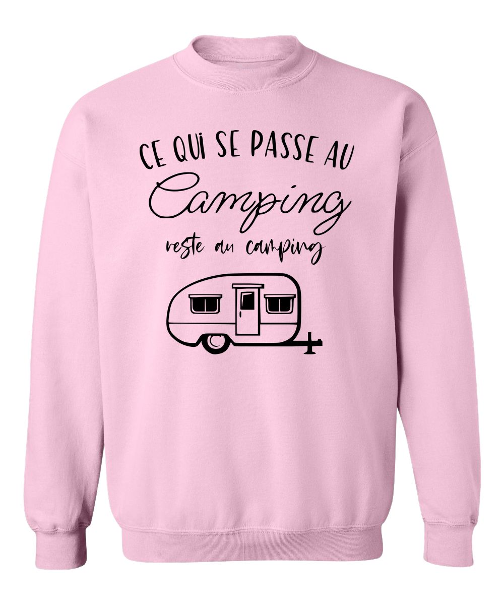 Crewneck Ce qui se passe au camping reste au camping
