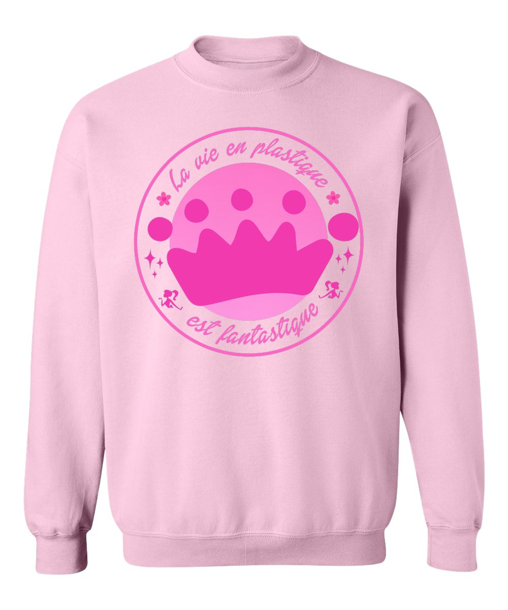 Crewneck La vie en plastique est fantastique