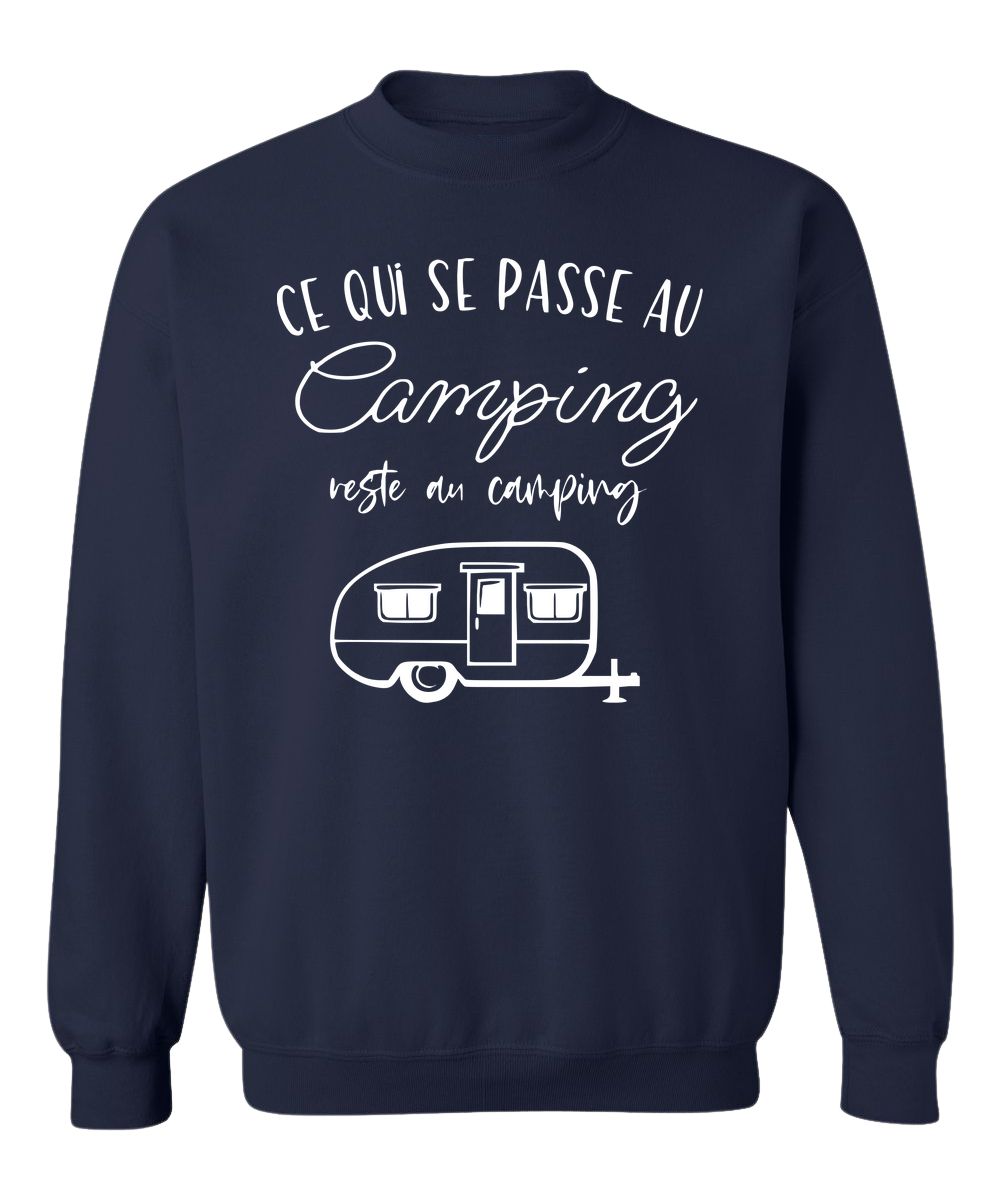 Crewneck Ce qui se passe au camping reste au camping