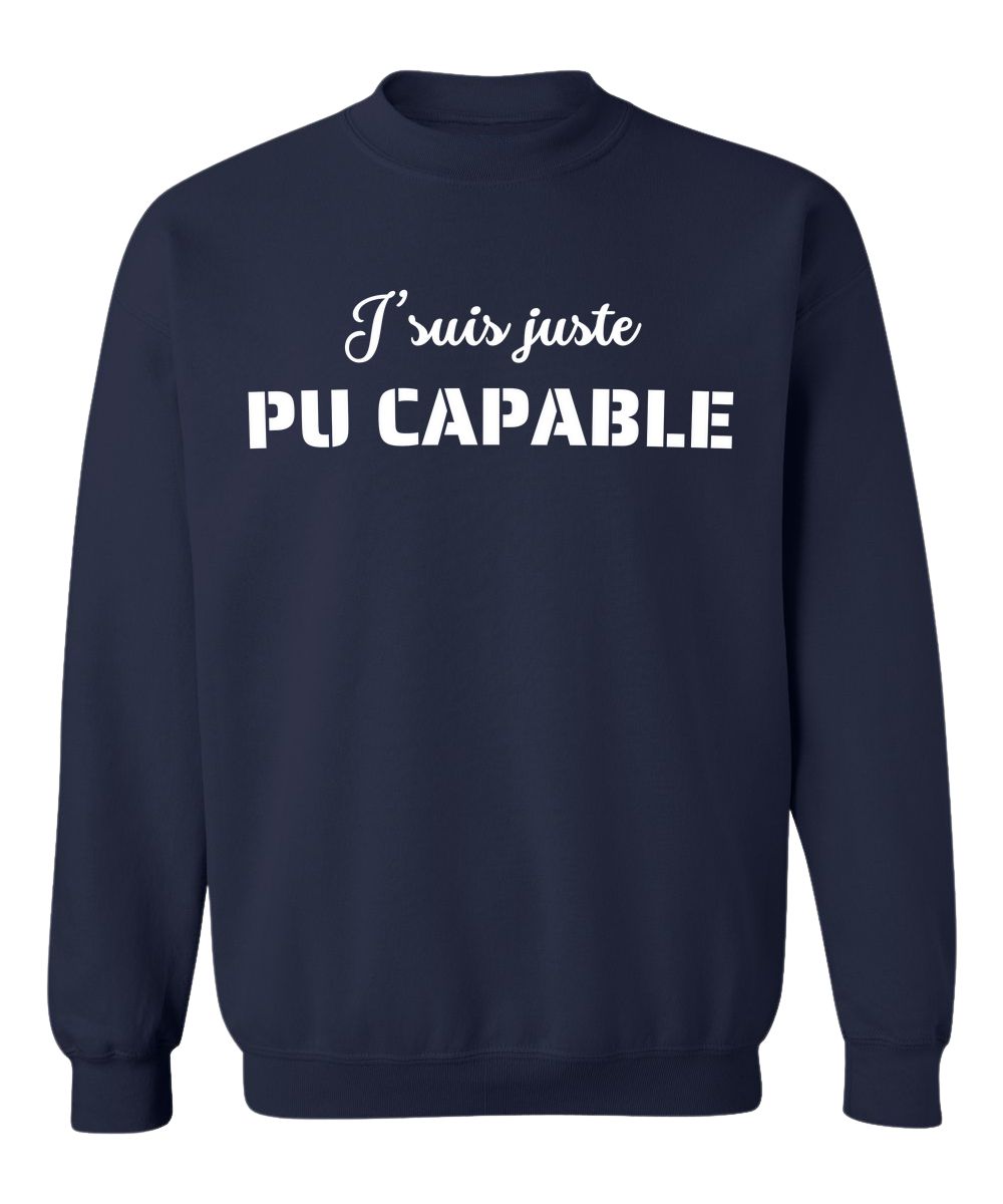 Crewneck Pu capable