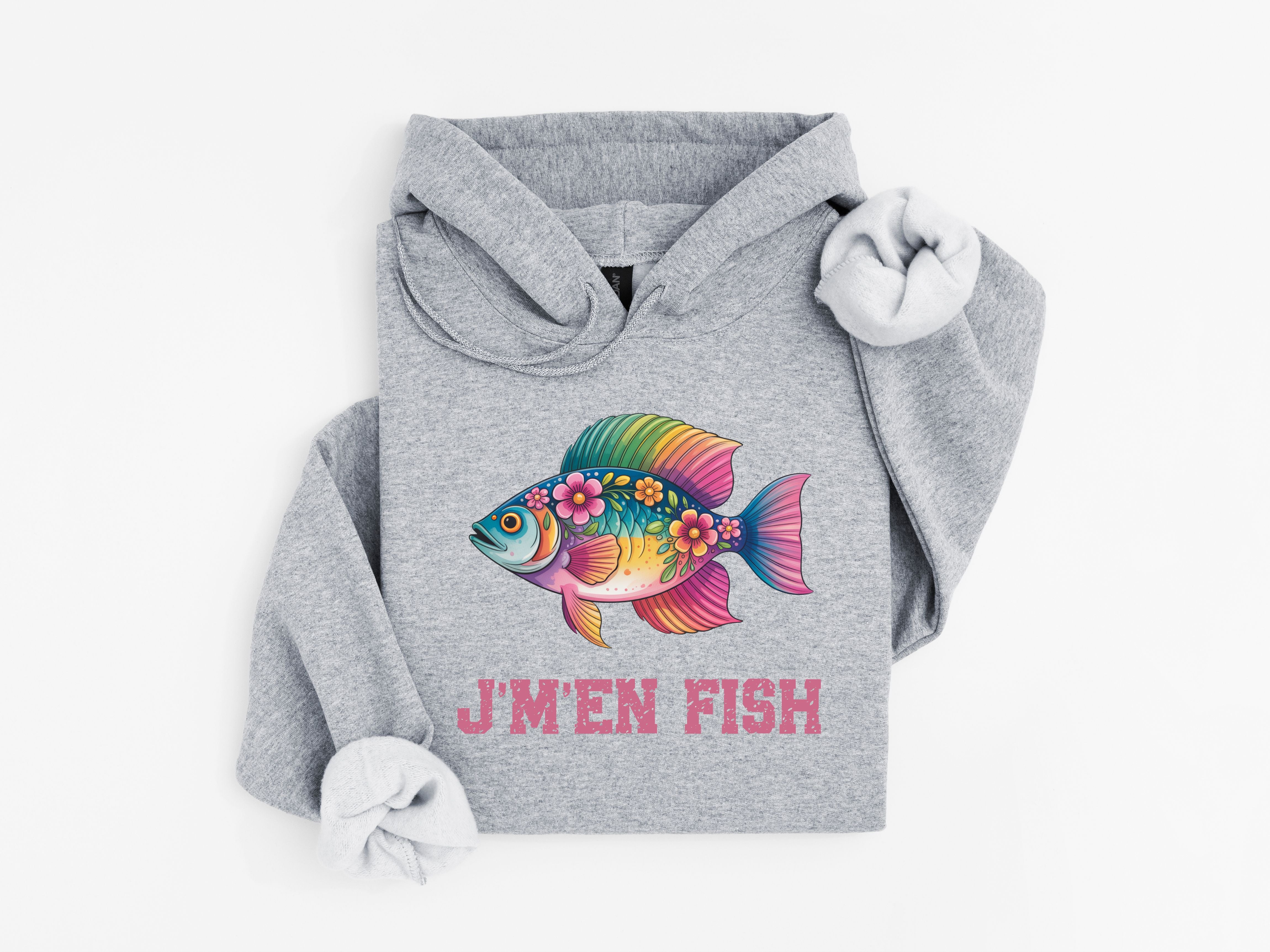 Coton Ouaté Enfant J'm'en fish