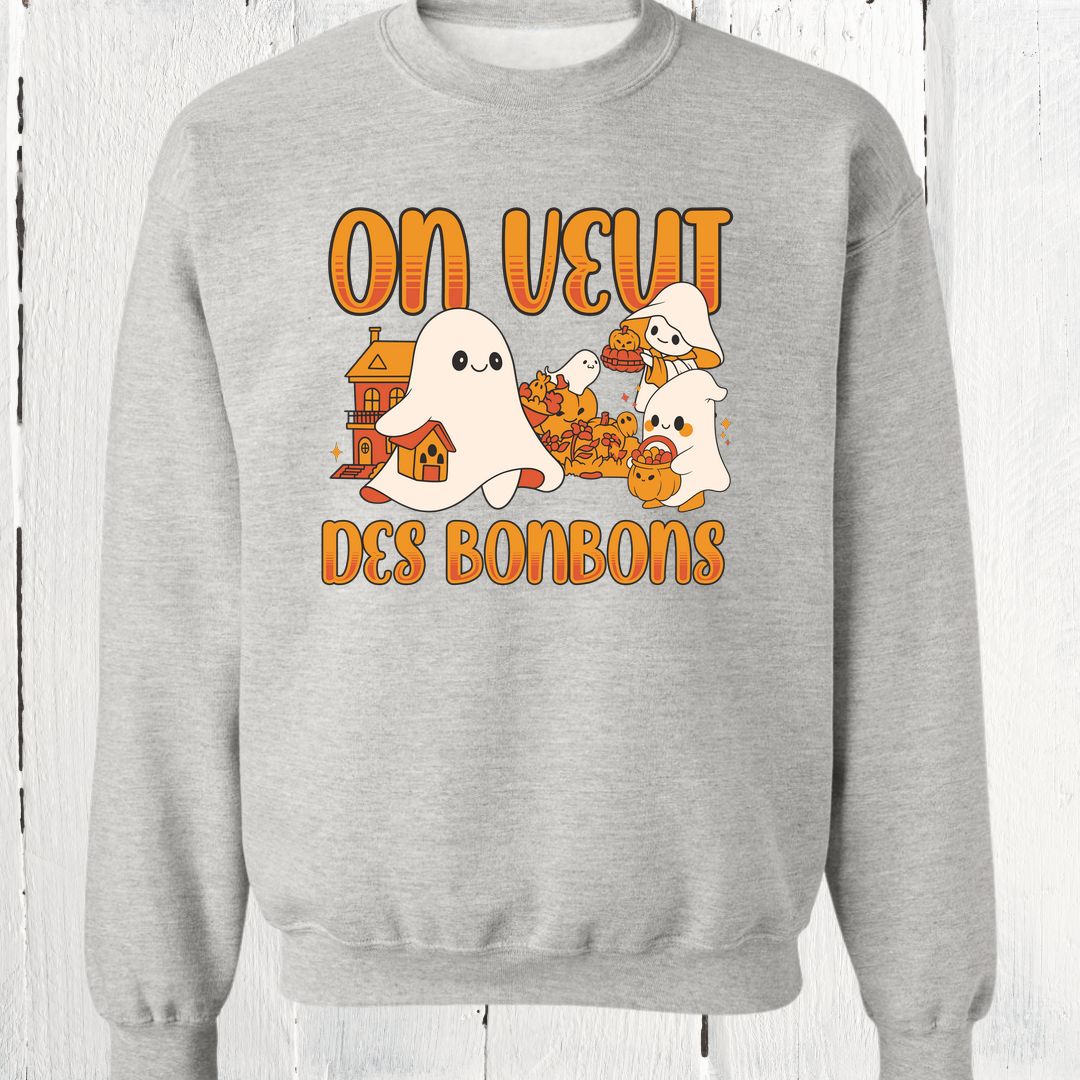 Crewneck On veut des bonbons