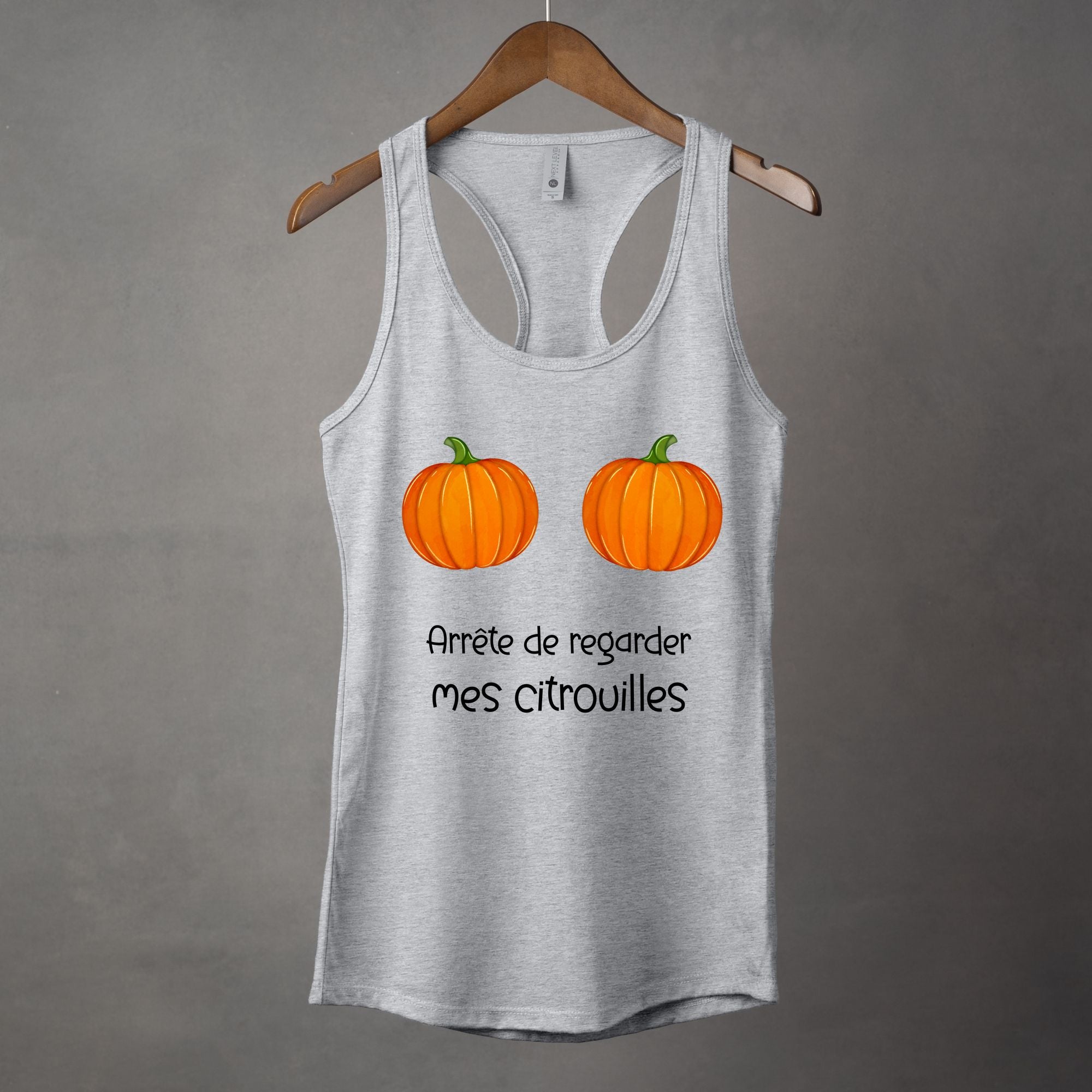 Camisole Arrête de regarder mes citrouilles