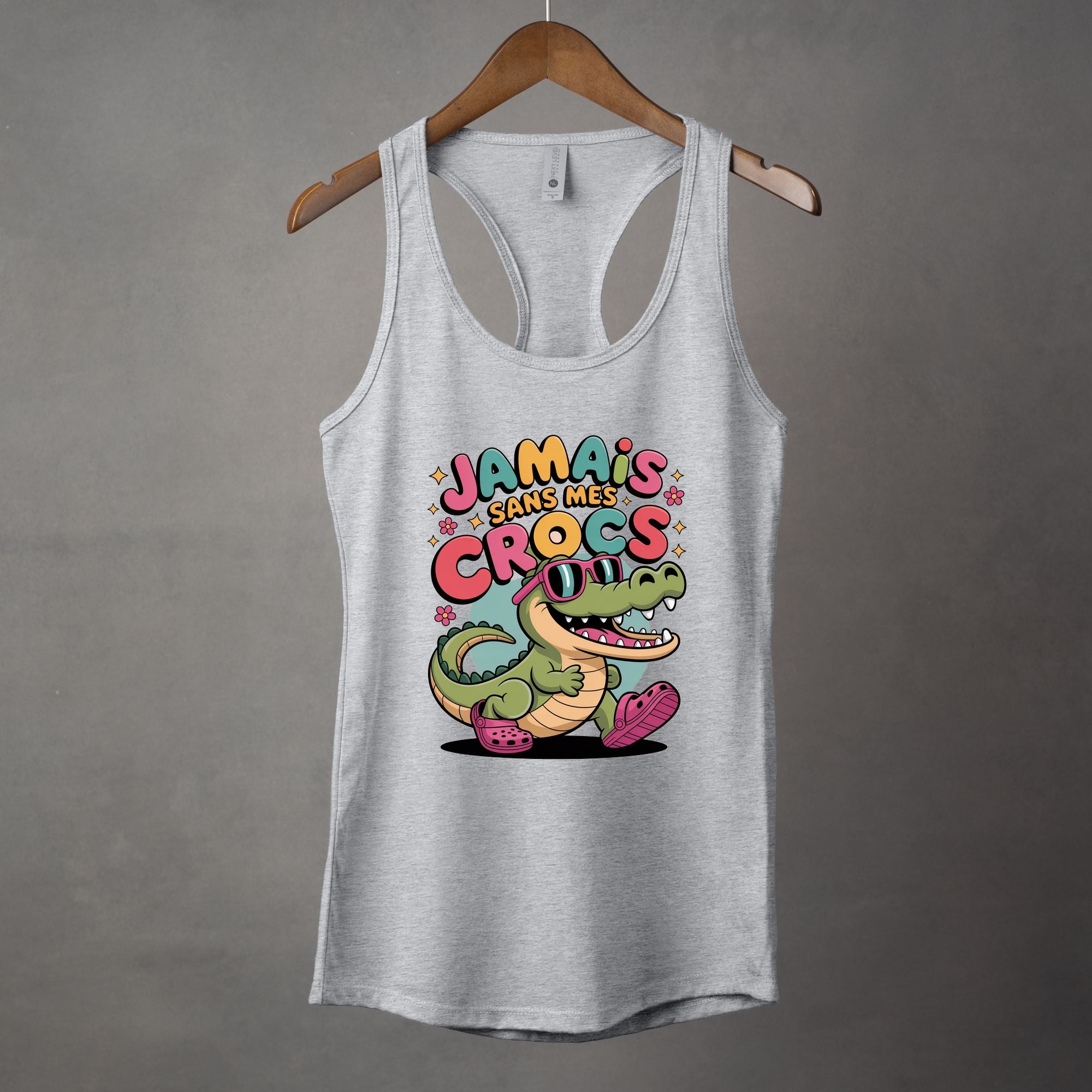 Camisole Jamais sans mes crocs
