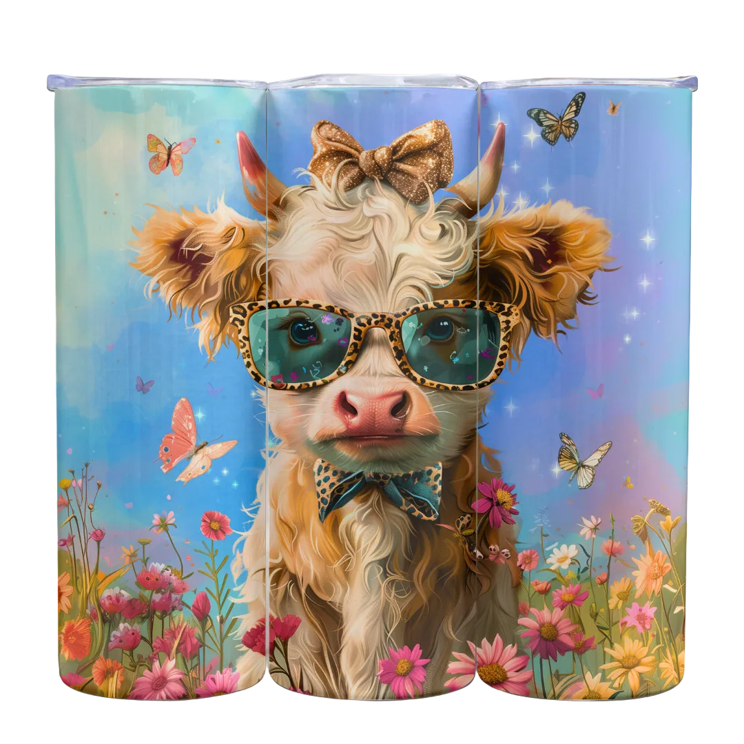 Tumbler Highland Cow
