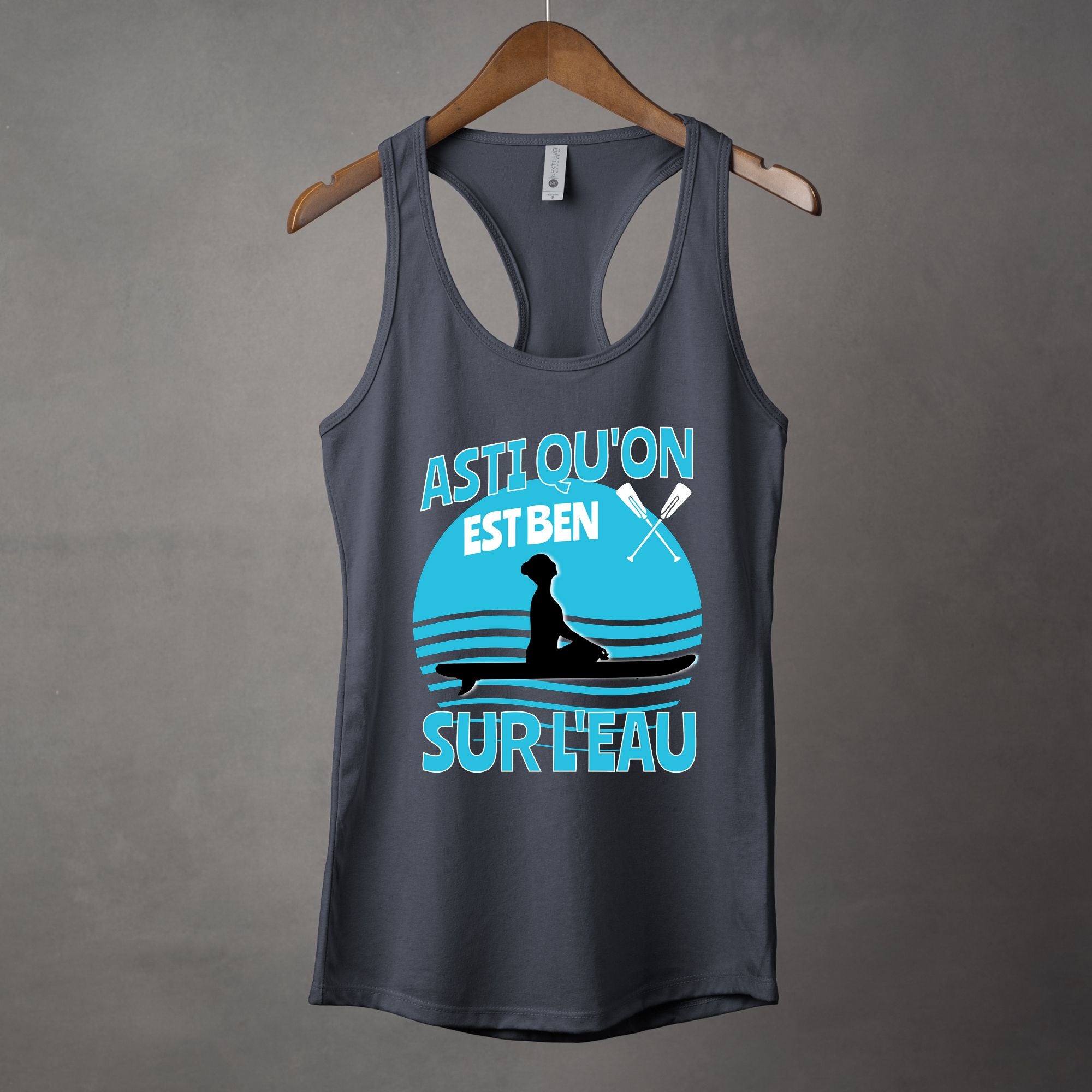 Camisole Asti qu'on est ben sur l'eau