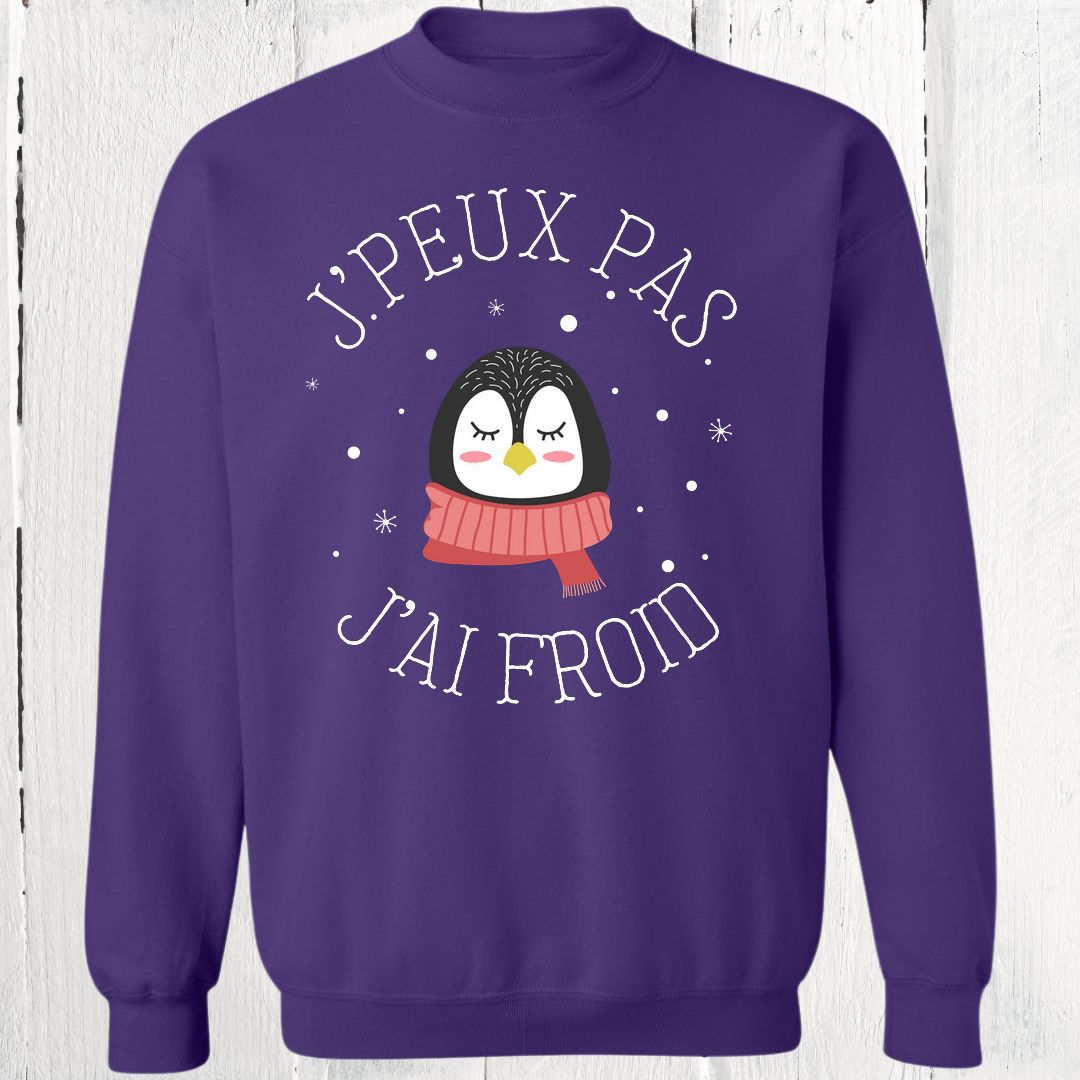 Crewneck J'peux pas j'ai froid