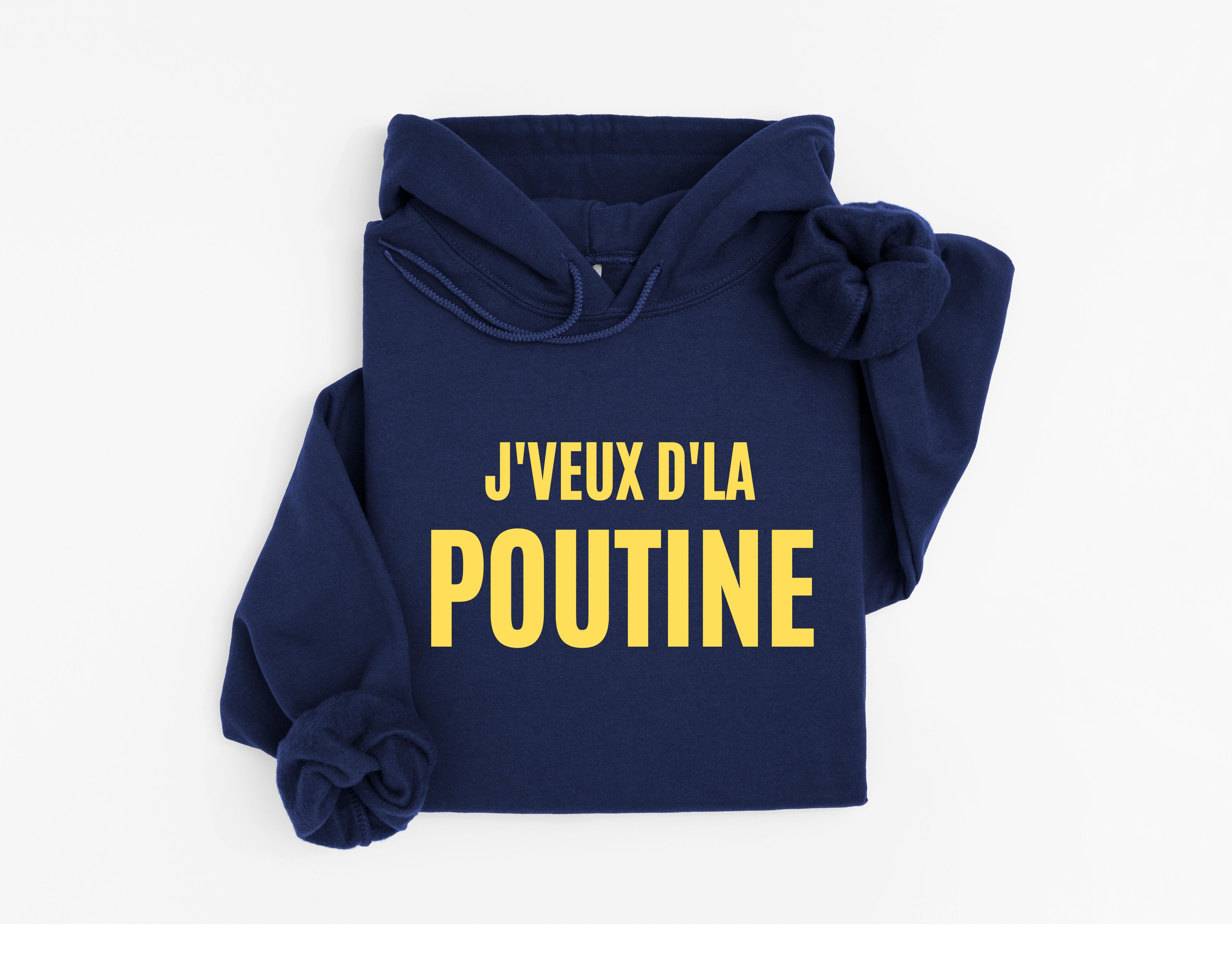 Coton Ouaté Enfant J'veux d'la poutine