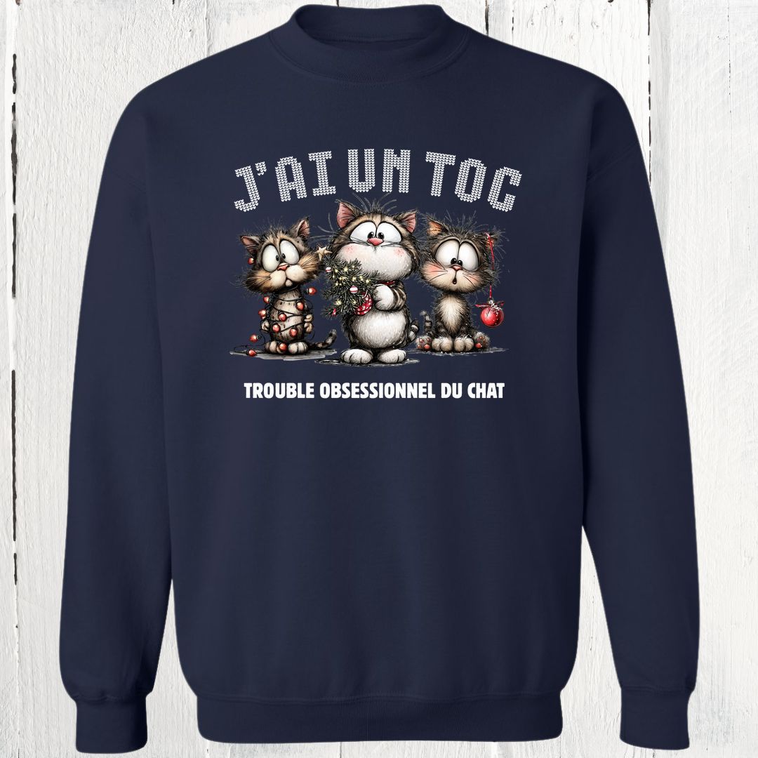 Crewneck J'ai Un Toc Édition Noël