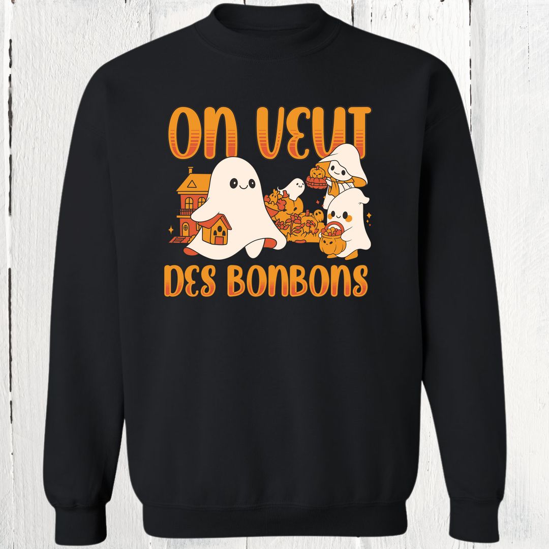 Crewneck On veut des bonbons