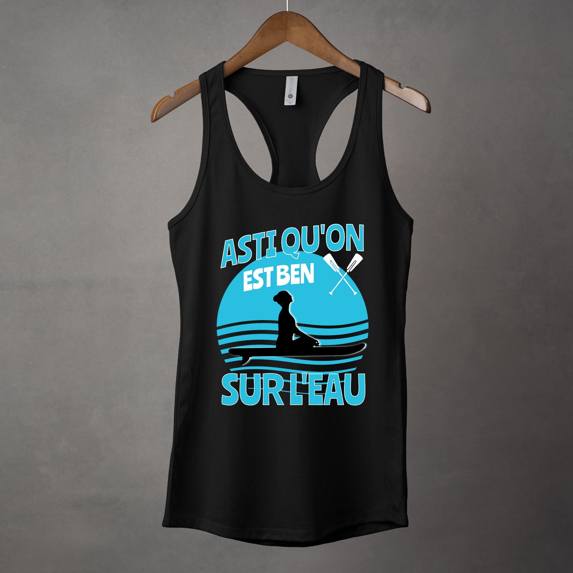 Camisole Asti qu'on est ben sur l'eau