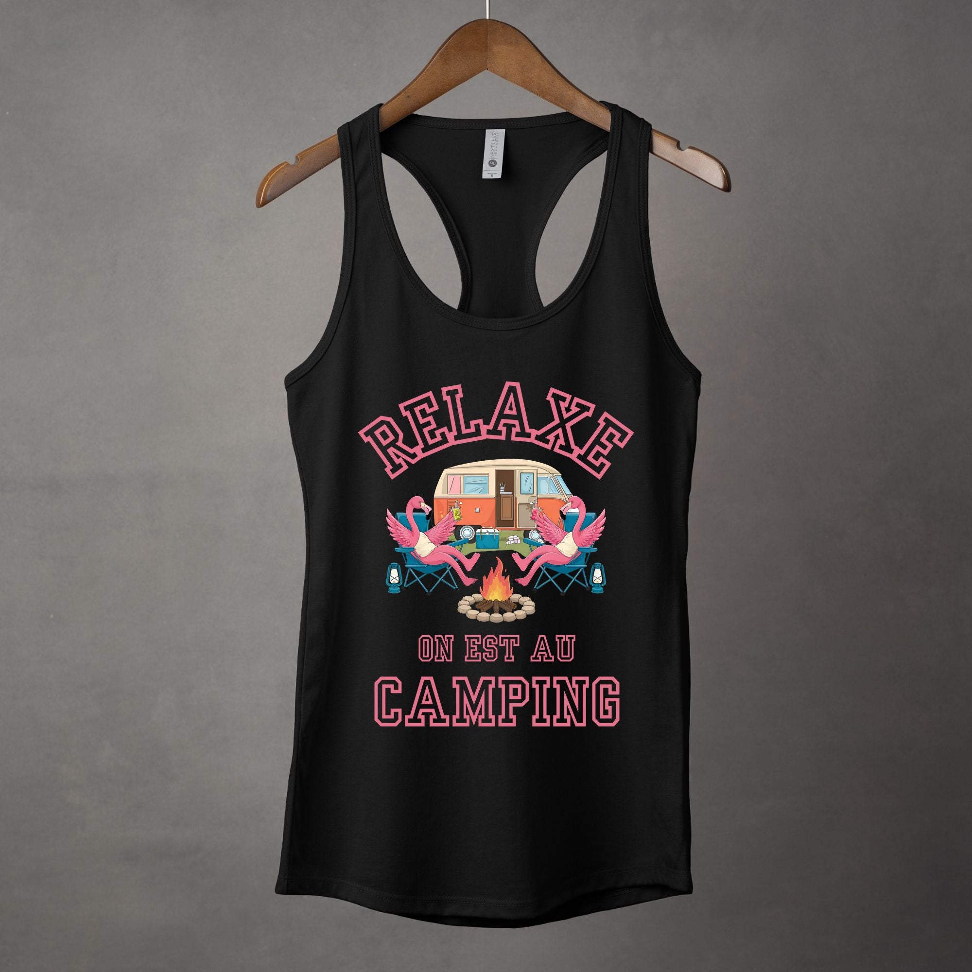 Camisole Relaxe on est au camping
