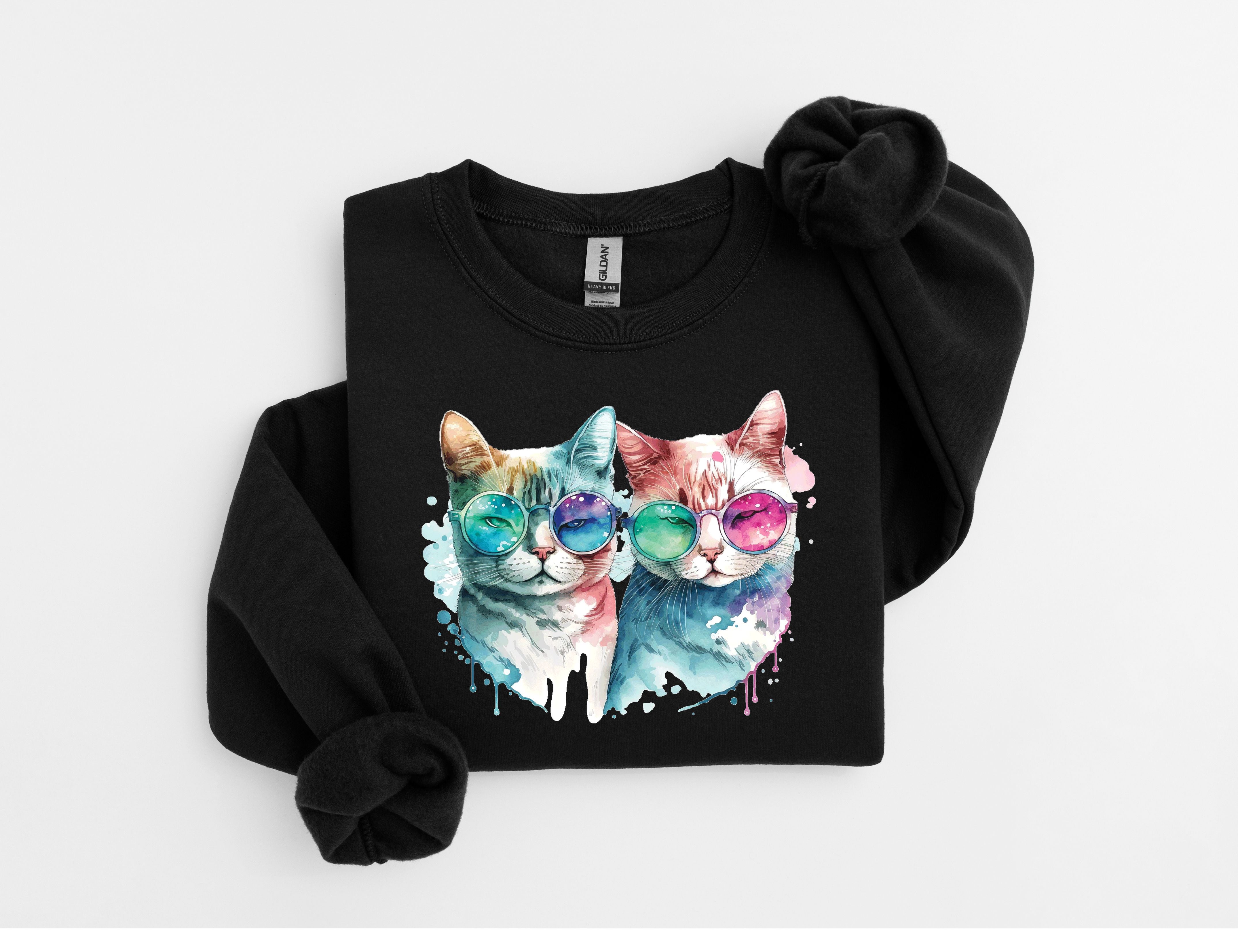 Crewneck Enfant Chats Colorés