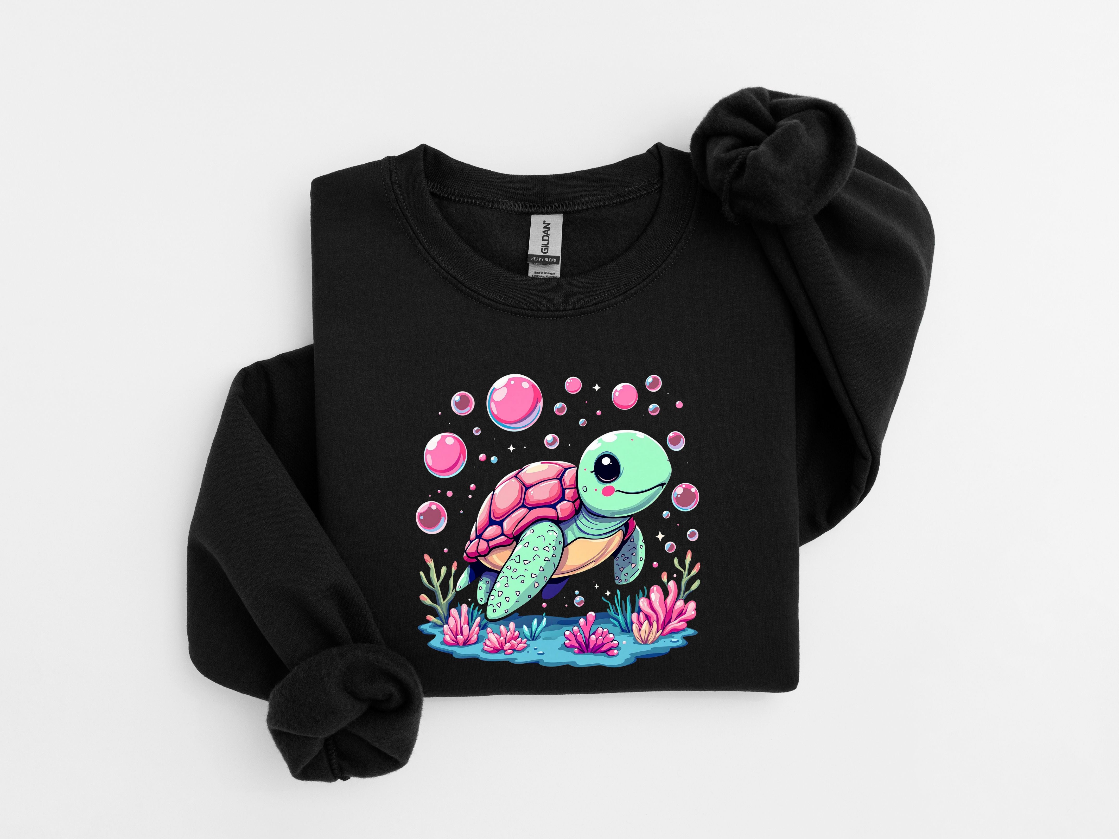 Crewneck Enfant La tortue et ses bulles