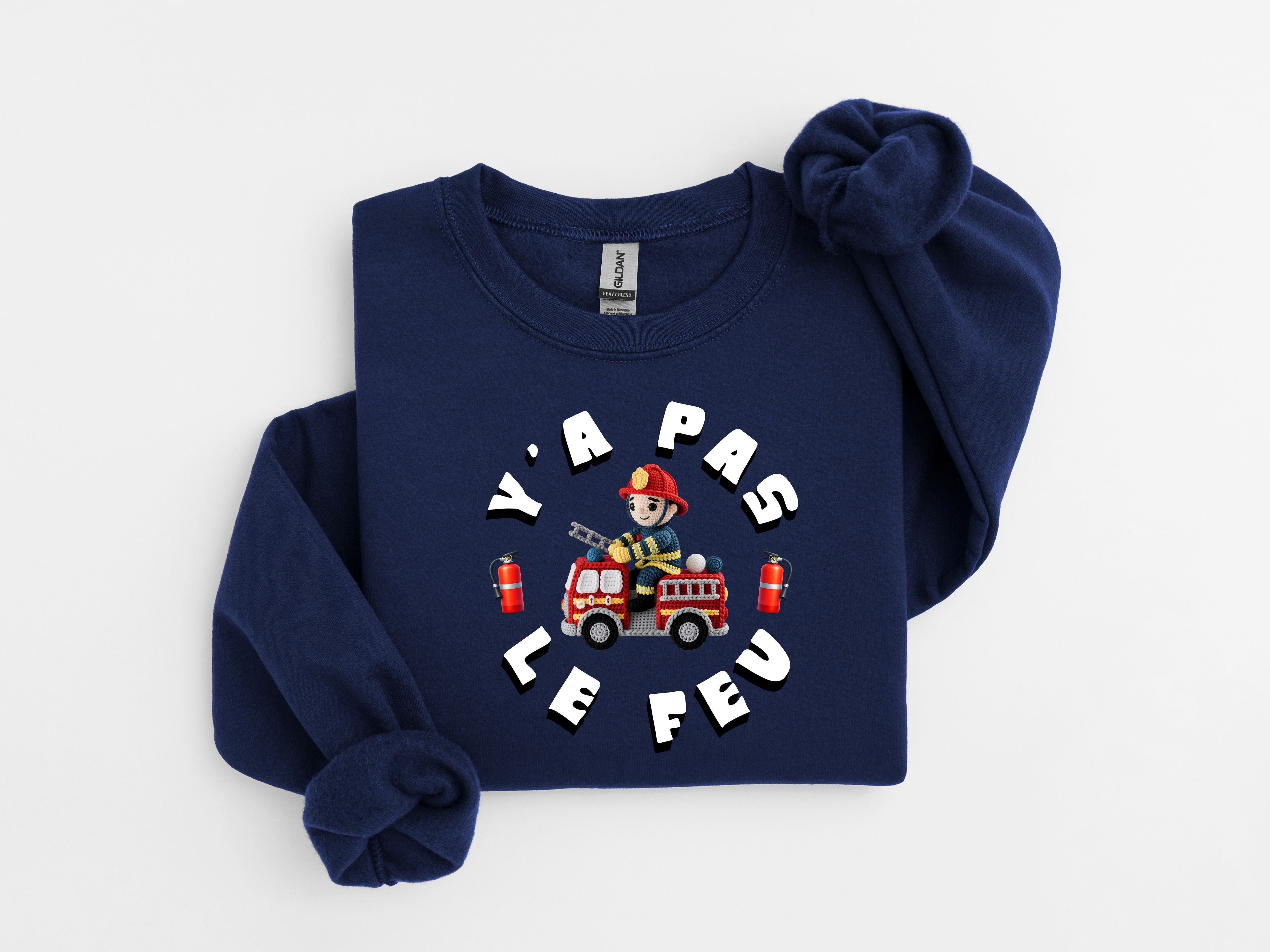 Crewneck Enfant Y'a pas le feu