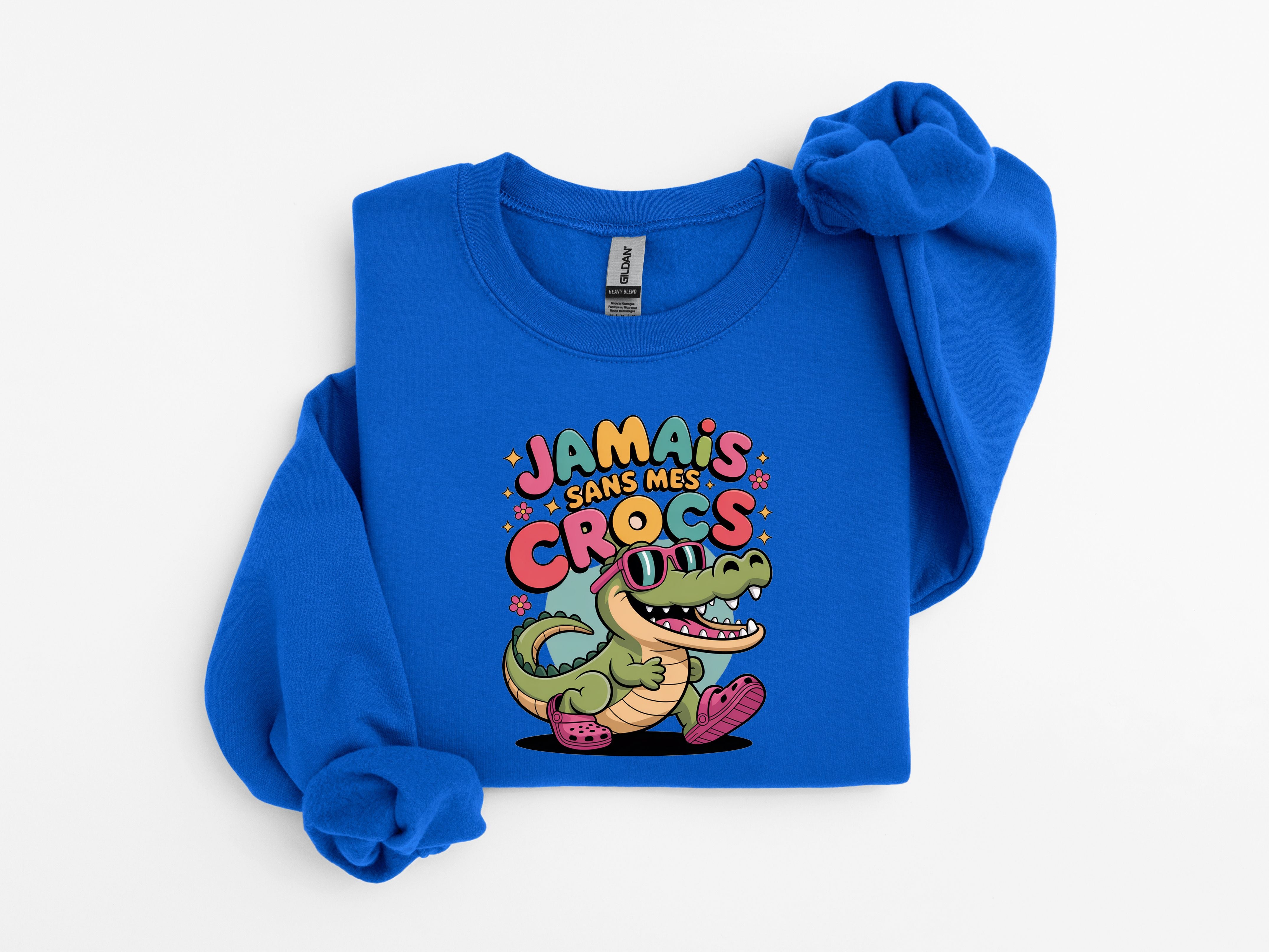 Crewneck Enfant Jamais sans mes crocs