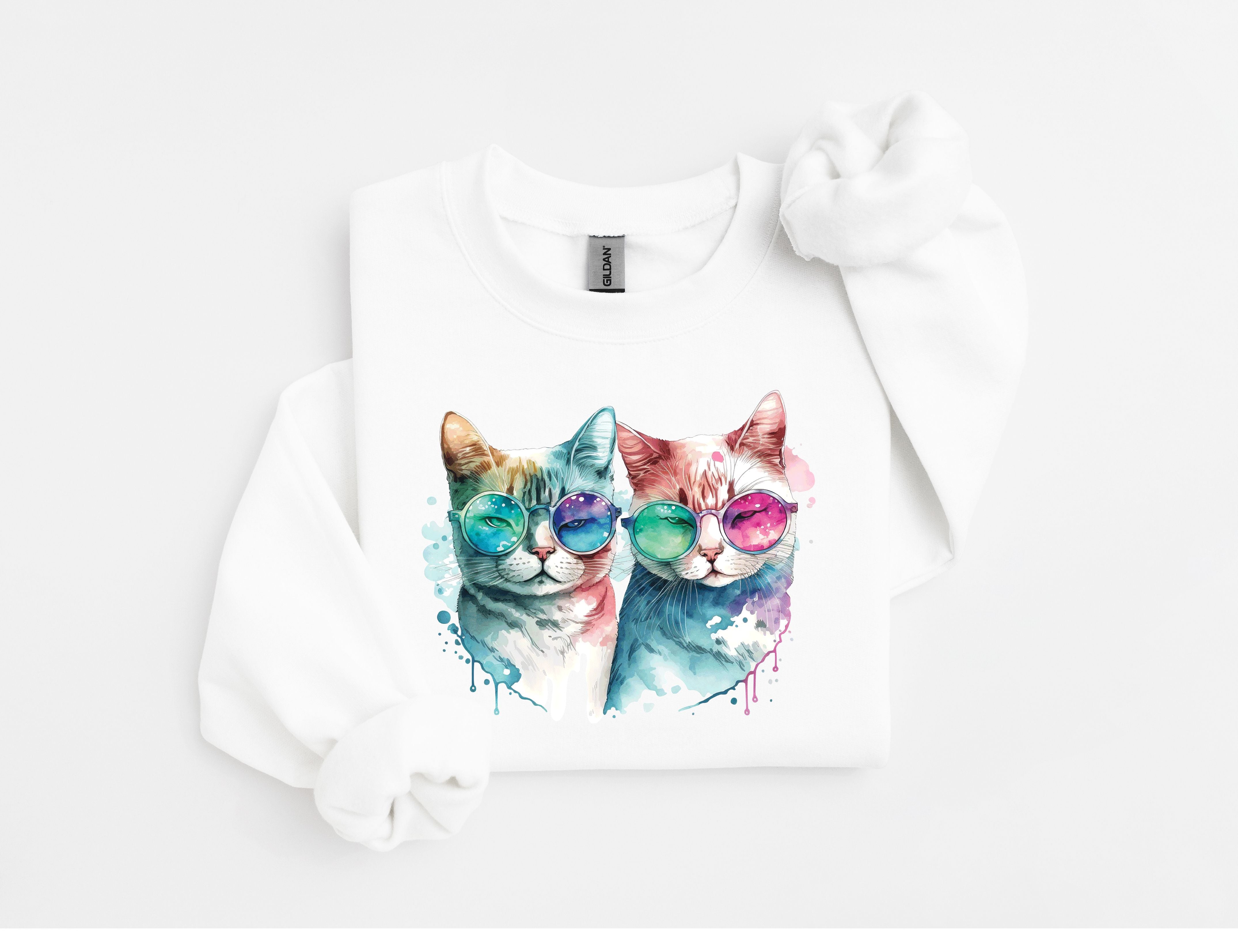 Crewneck Enfant Chats Colorés