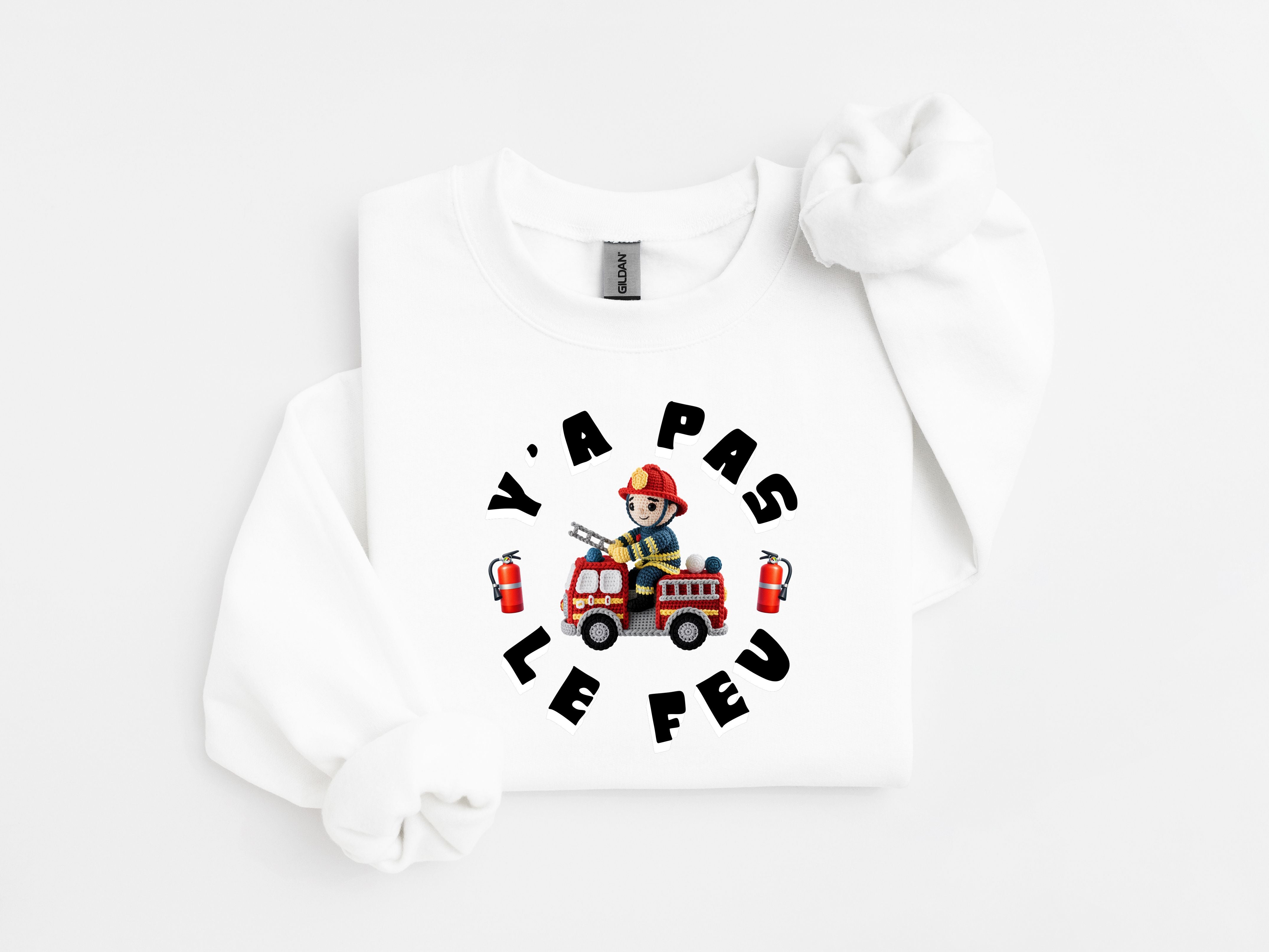 Crewneck Enfant Y'a pas le feu